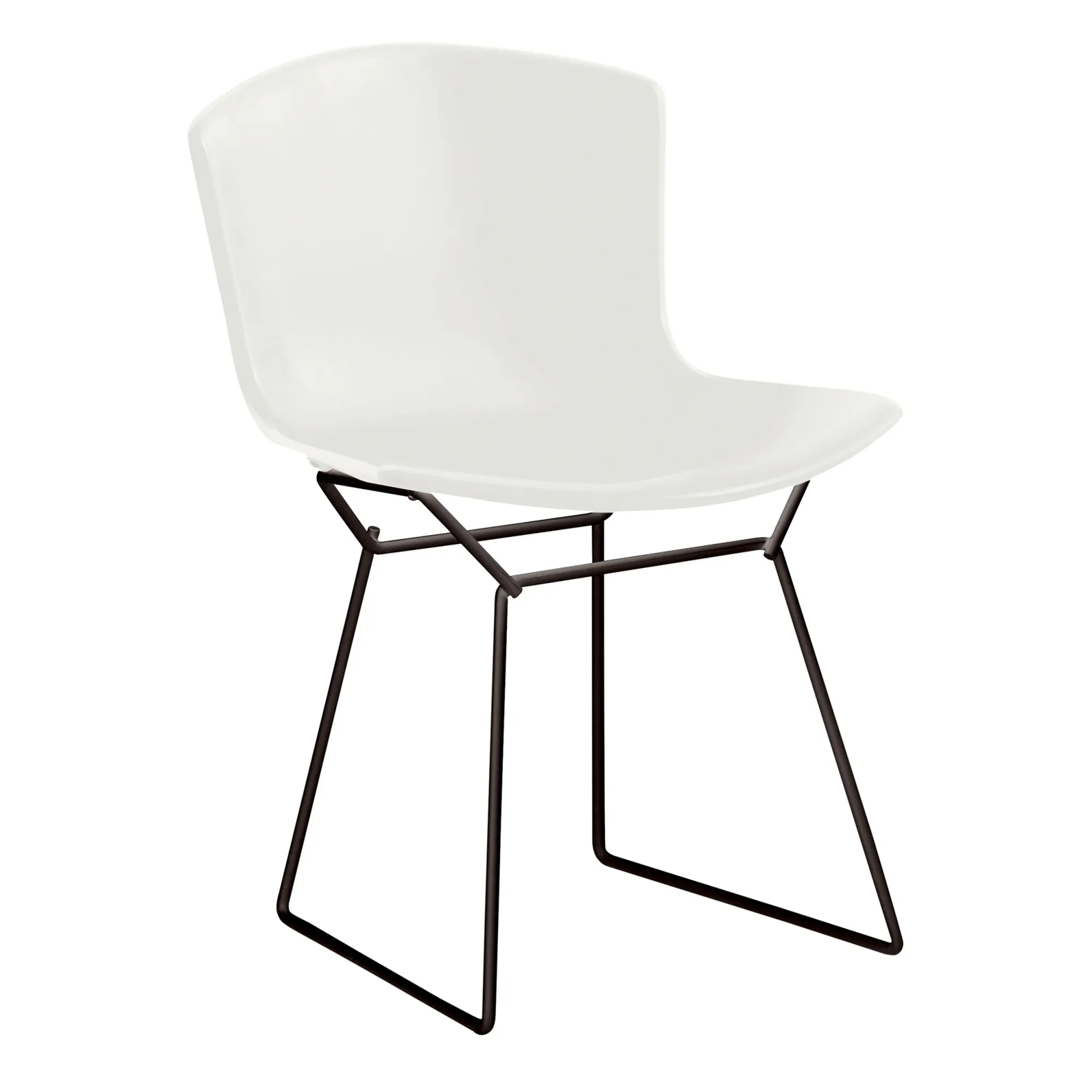 Bertoia Plastic udendørs stol sort - 1
