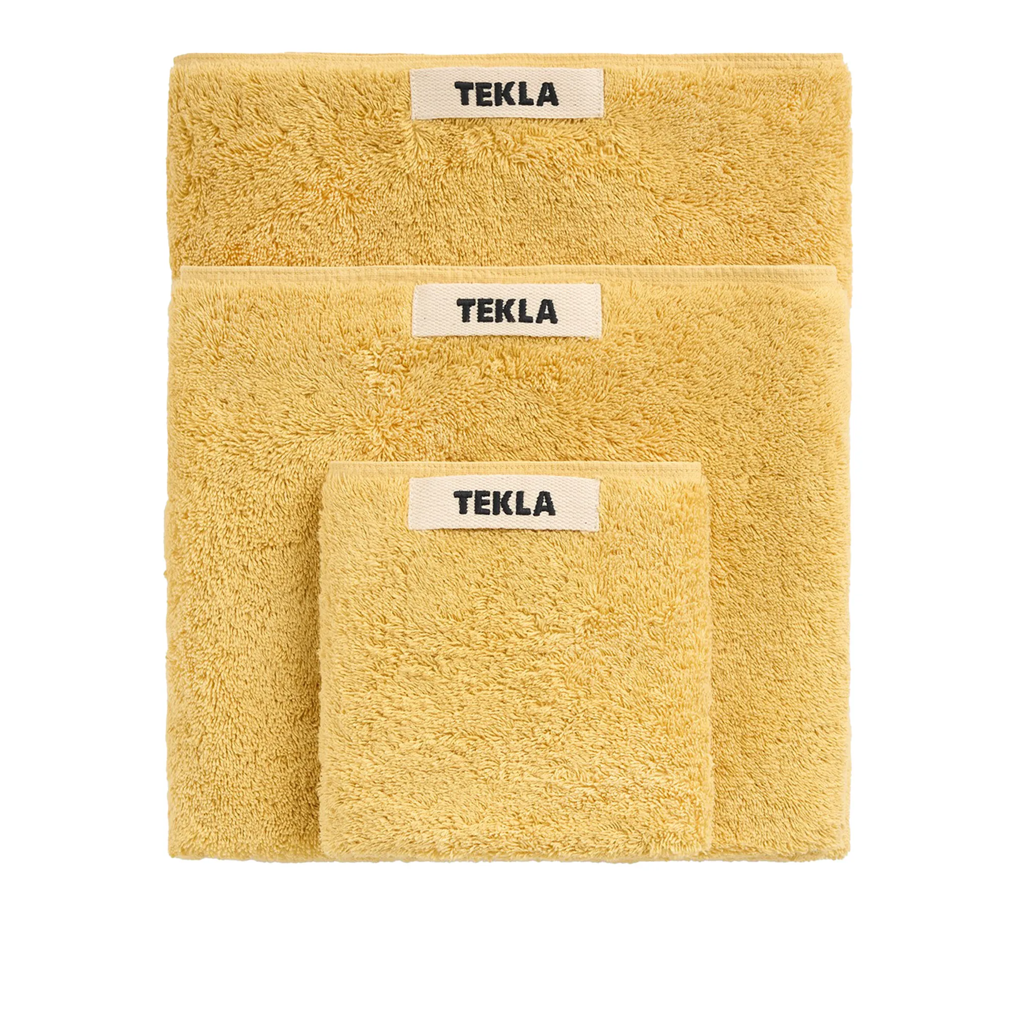 Terry Yellow Ochre Towel - 1