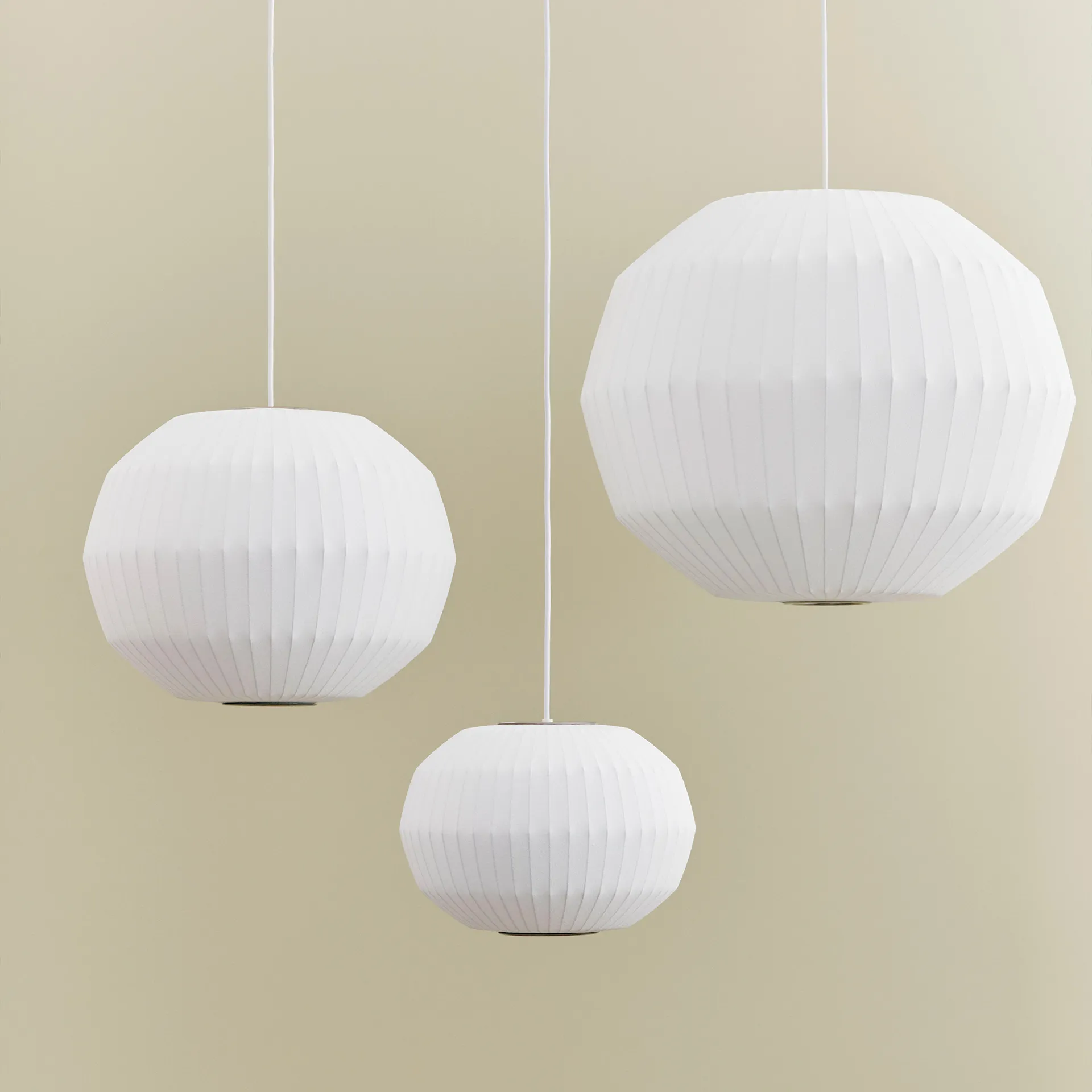 Nelson Angled Sphere Bubble hanglamp - HAY - NO GA