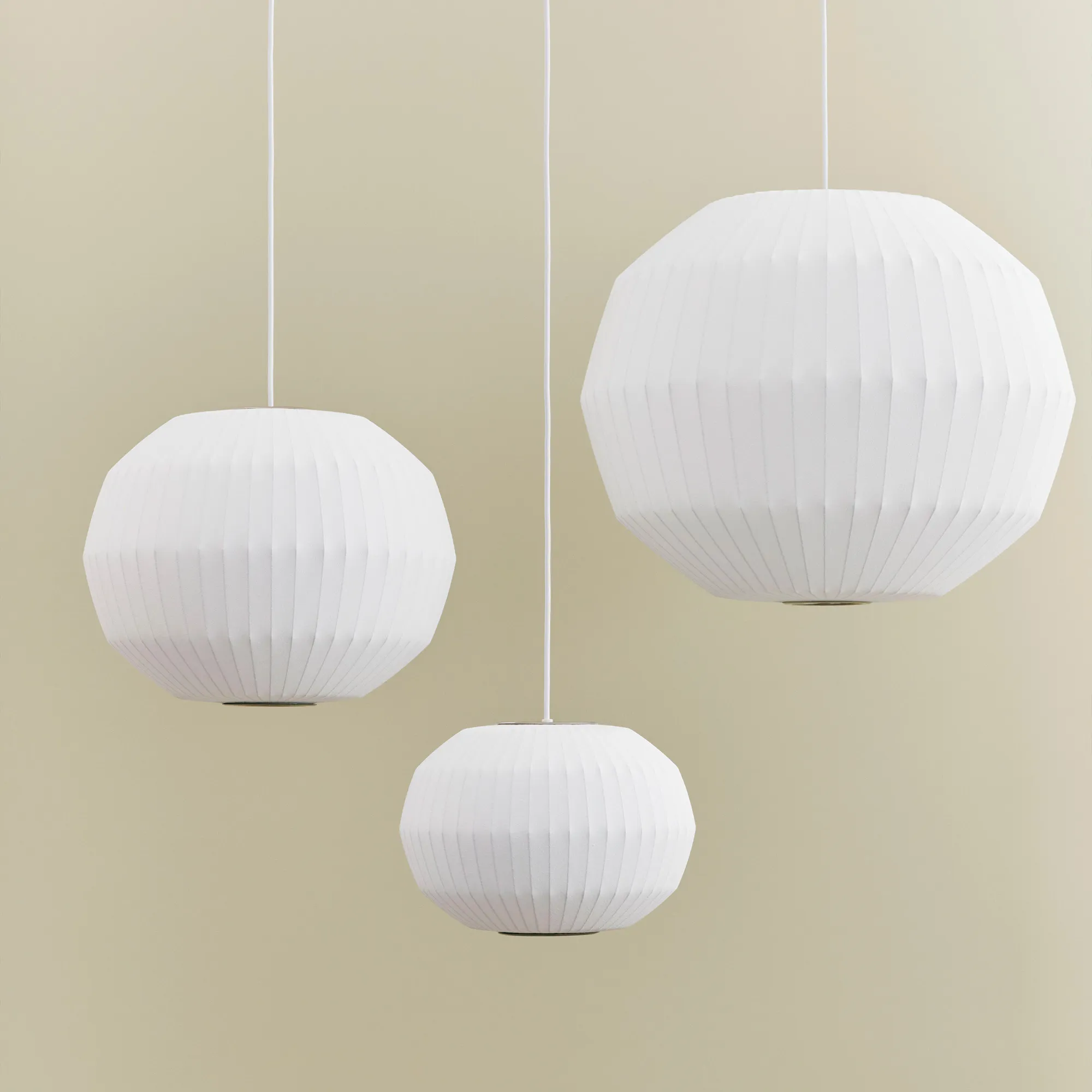Nelson Angled Sphere Bubble hanglamp - 6