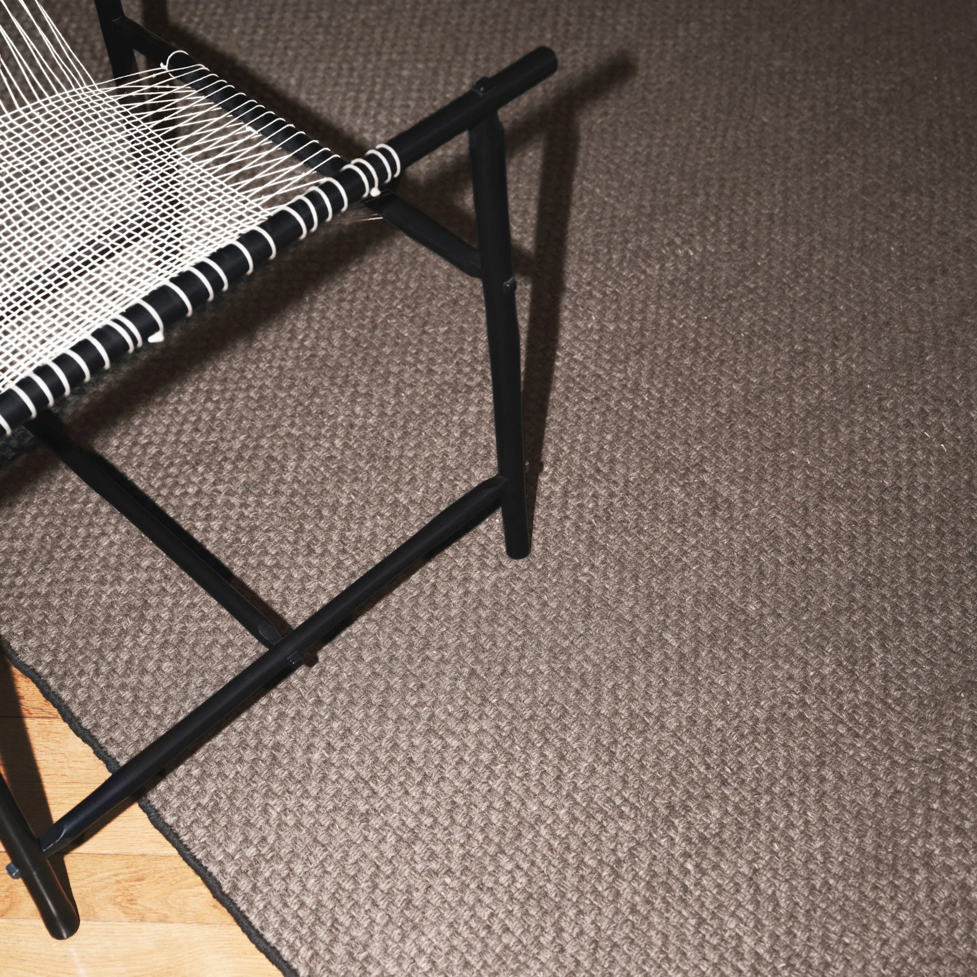Zero Basket Brown Wool Rug - 9