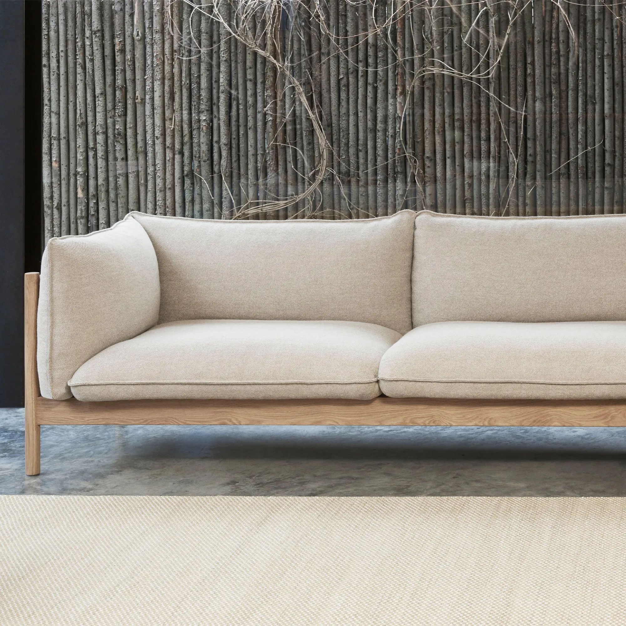 Arbour Eco 3-istuttava sohva Oiled Waxed Oak - 7