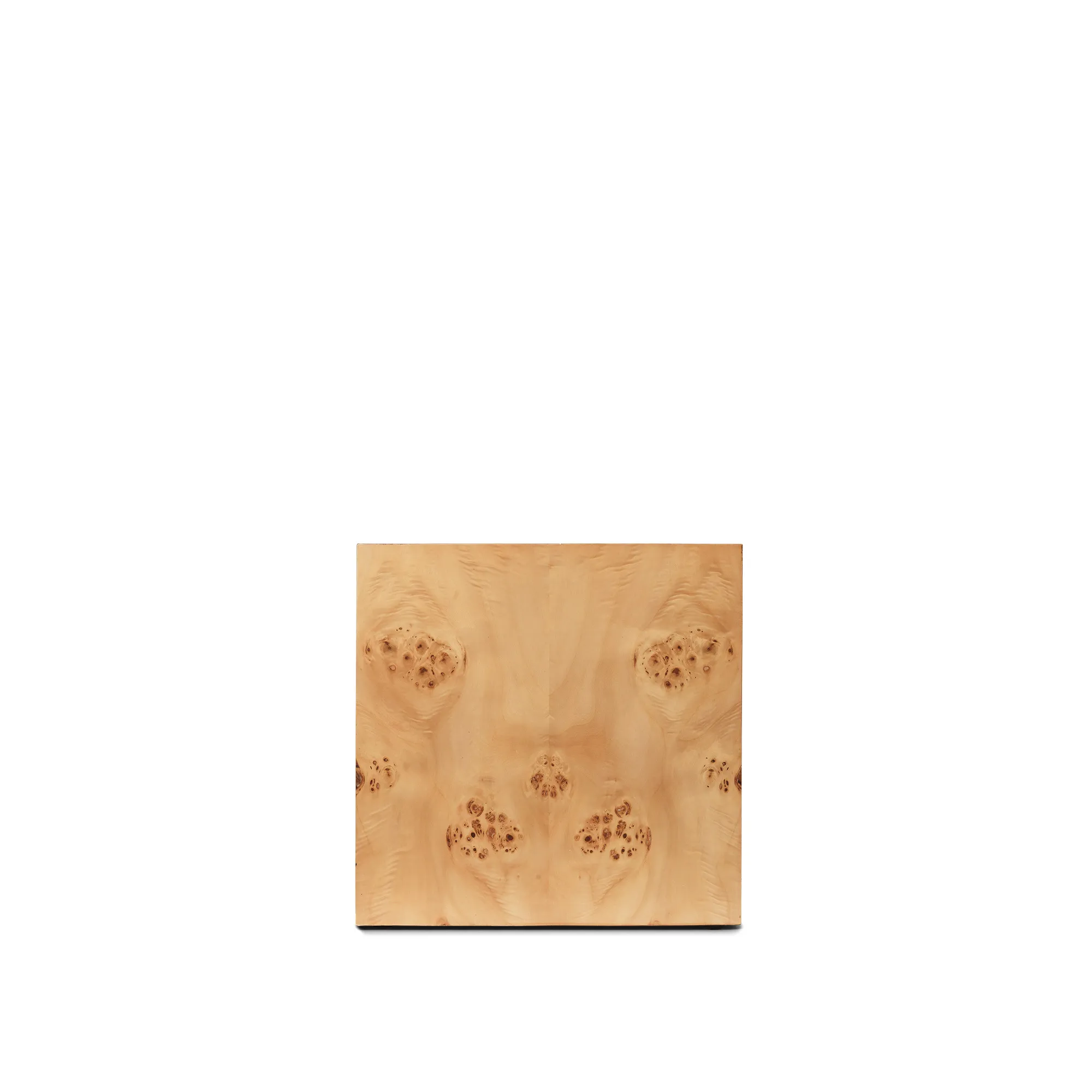 Burl Cube Side Table - 4