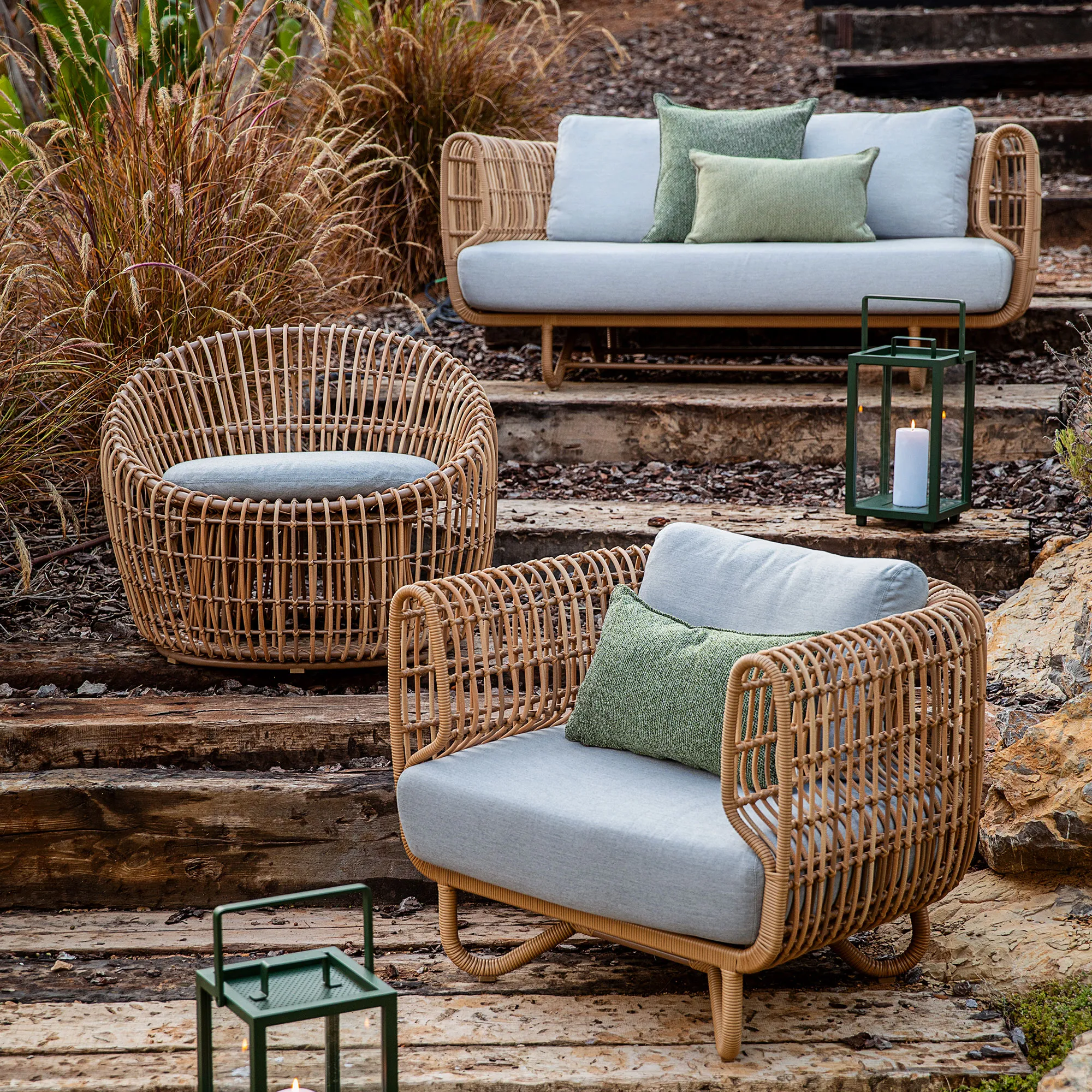 Nest Outdoor 3-sitssoffa - 3
