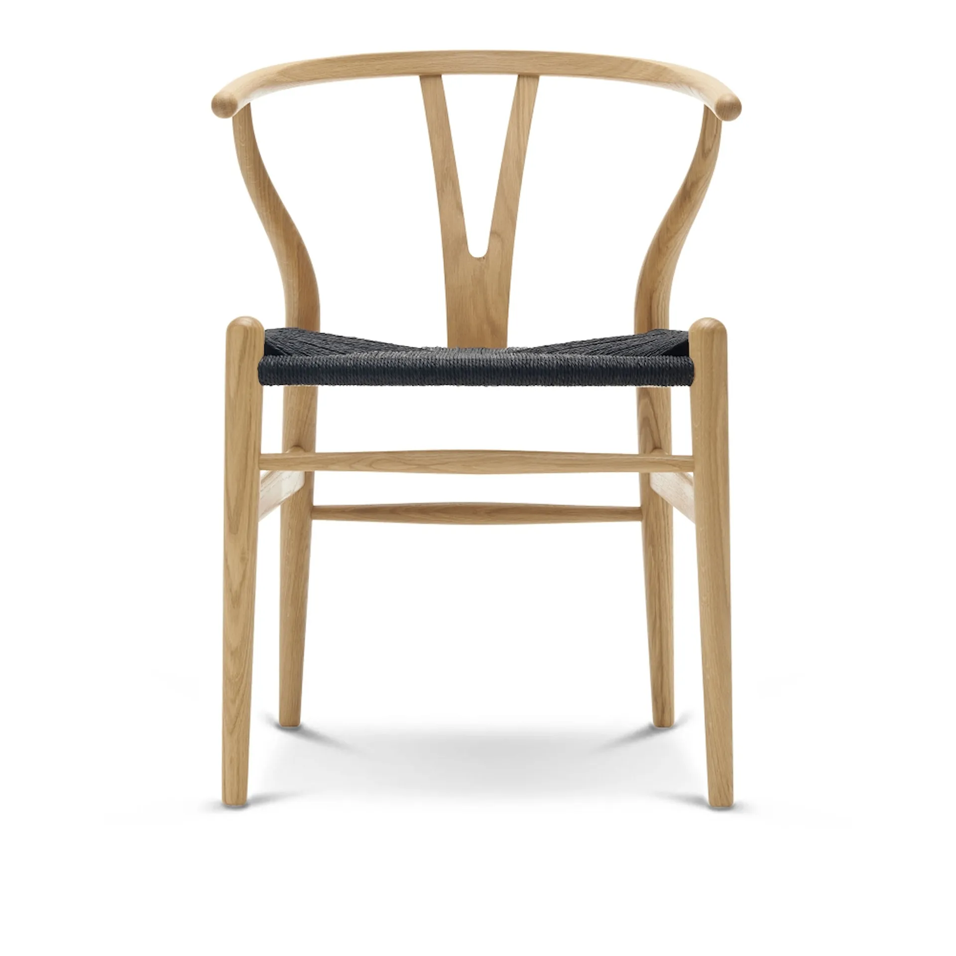 CH24 Wishbone Chair - Oak/Black Cord - Carl Hansen - Hans J. Wegner - NO GA