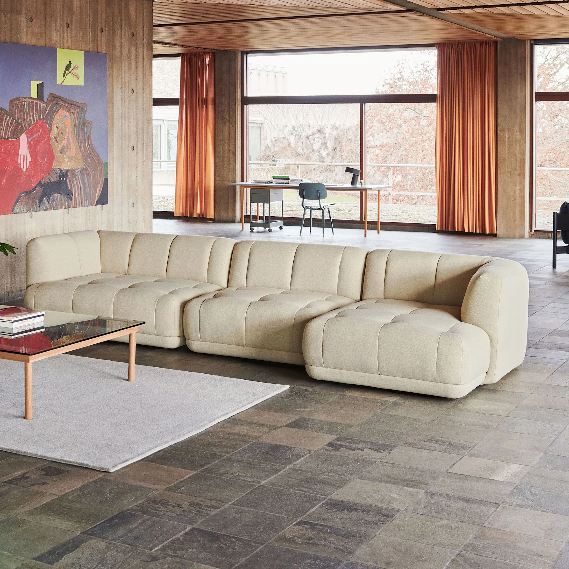 Quilton Combination 17 divan sofa Right - HAY - NO GA