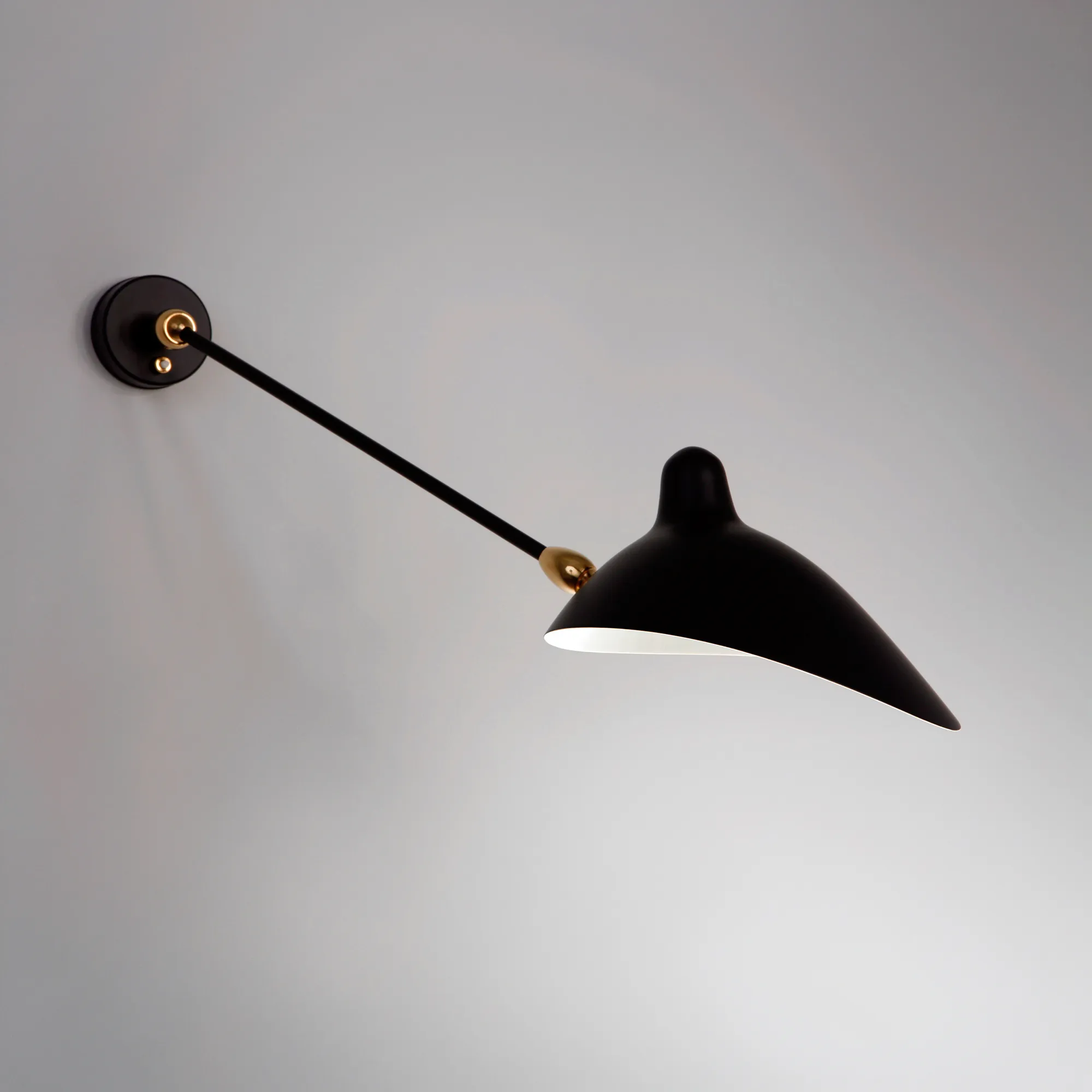One Double Swivel Straight Arm reading lamp - 2