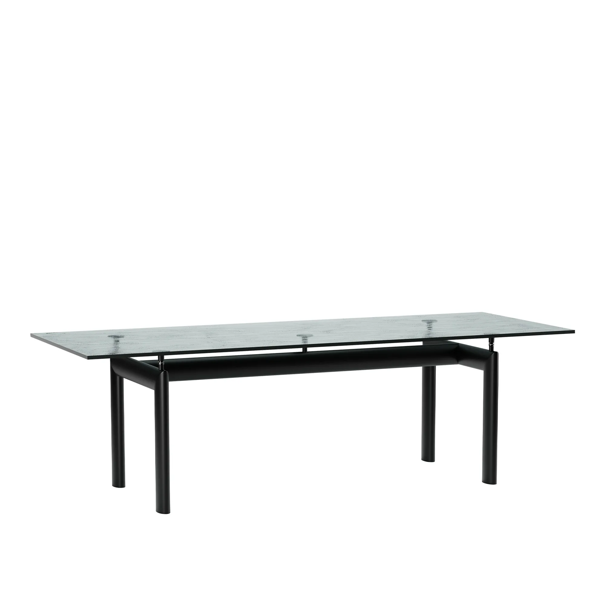 LC6 table tube d'avion Textured Glass 225 X 85 cm - 1