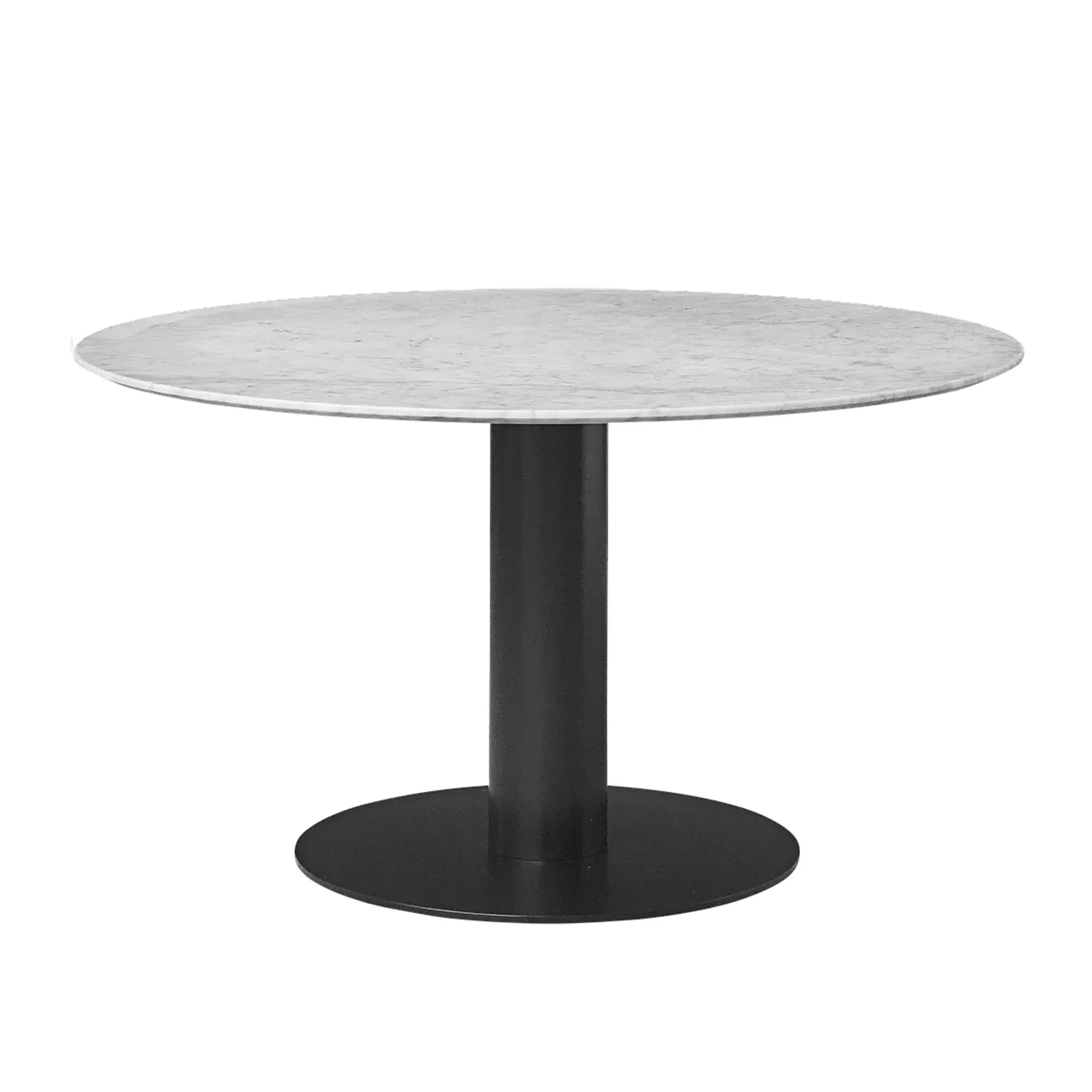 GUBI 2.0 Dining Table Ø130 cm Black - 1