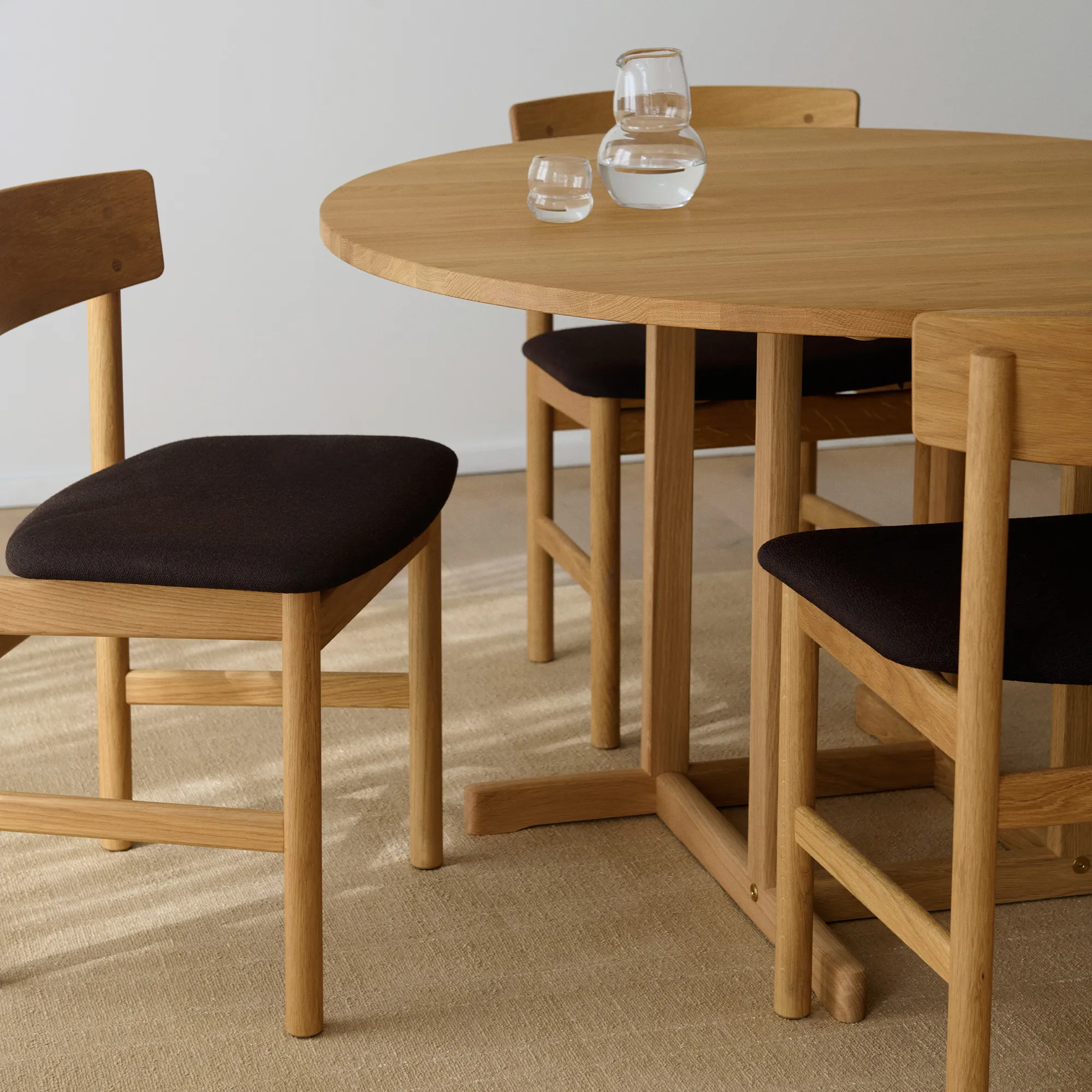 BM80 Mogensen Shaker Dining Table Ø120 cm - 3