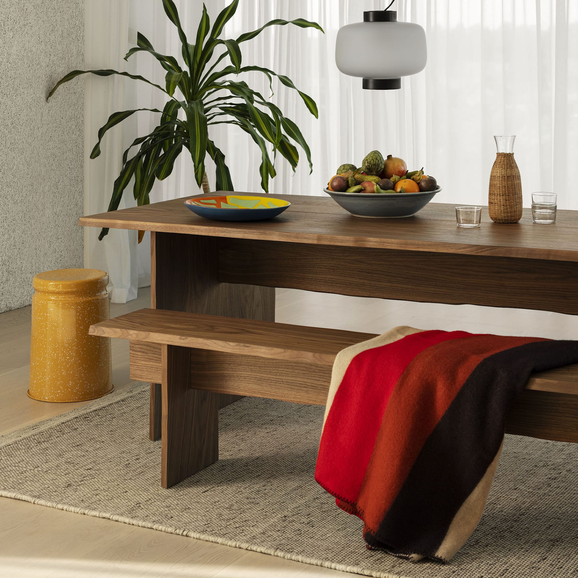 Bookmatch Table 275 cm + Benches - Hem - NO GA