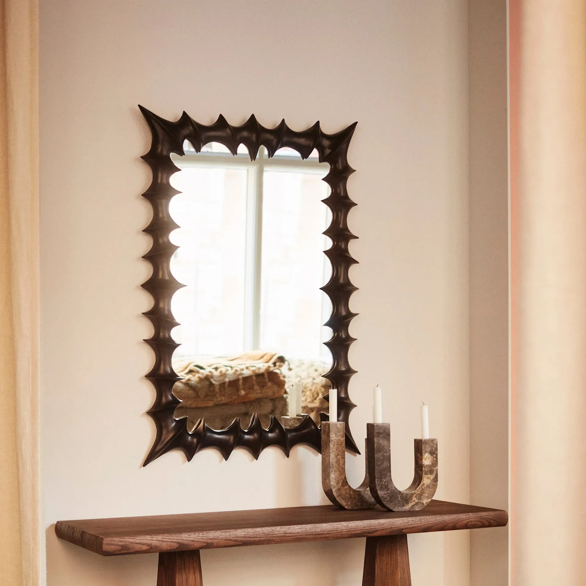 Brutalist Mirror Small - Dusty Deco - Edin & Lina Kjellvertz - NO GA