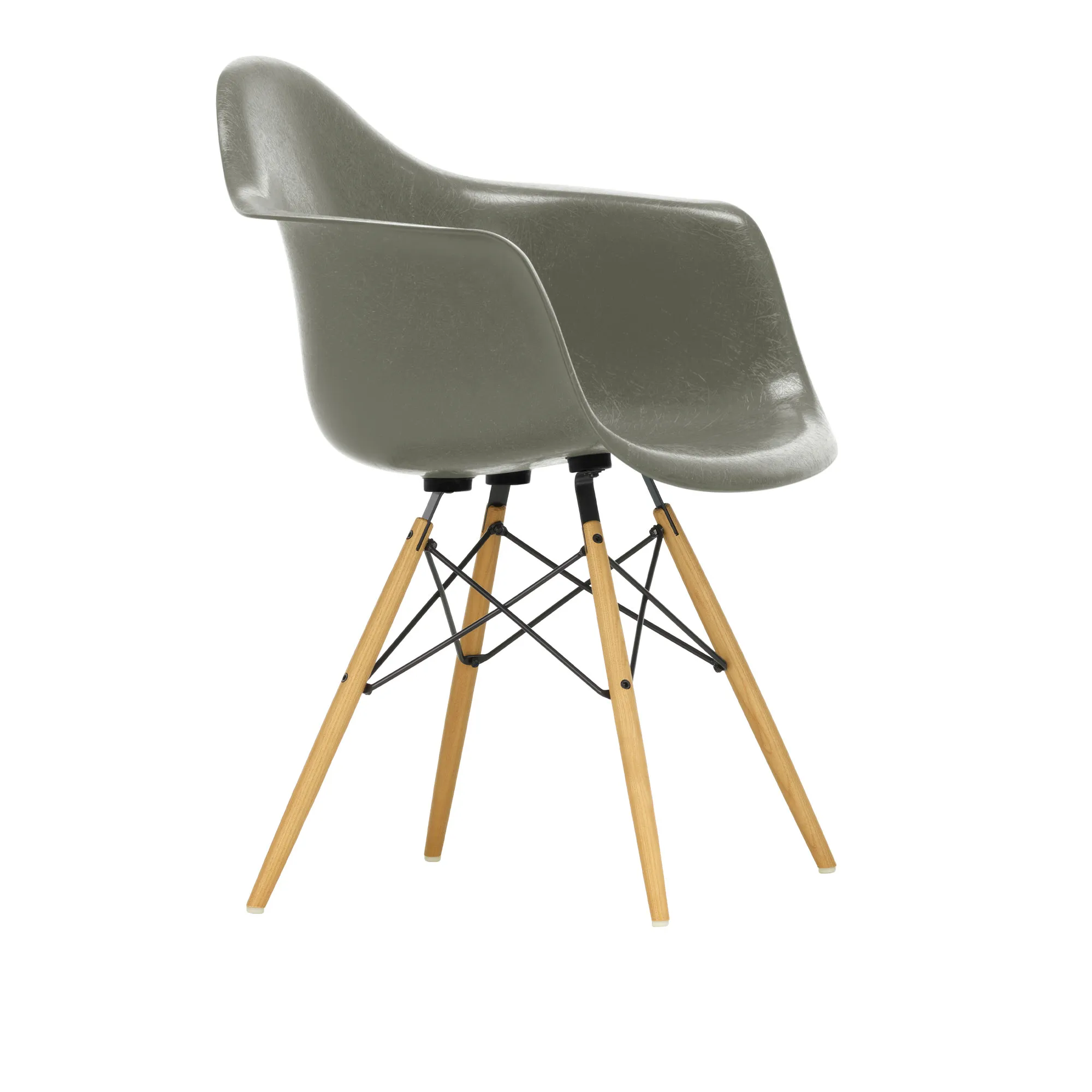 Eames Fiberglass Armchair DAW stoel - 1