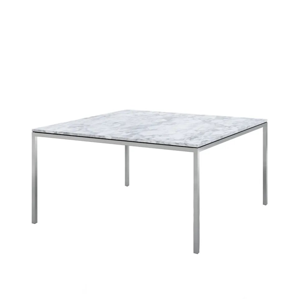 Florence Knoll High Table, Square, 140 x 140 cm, Statuarietto marble top