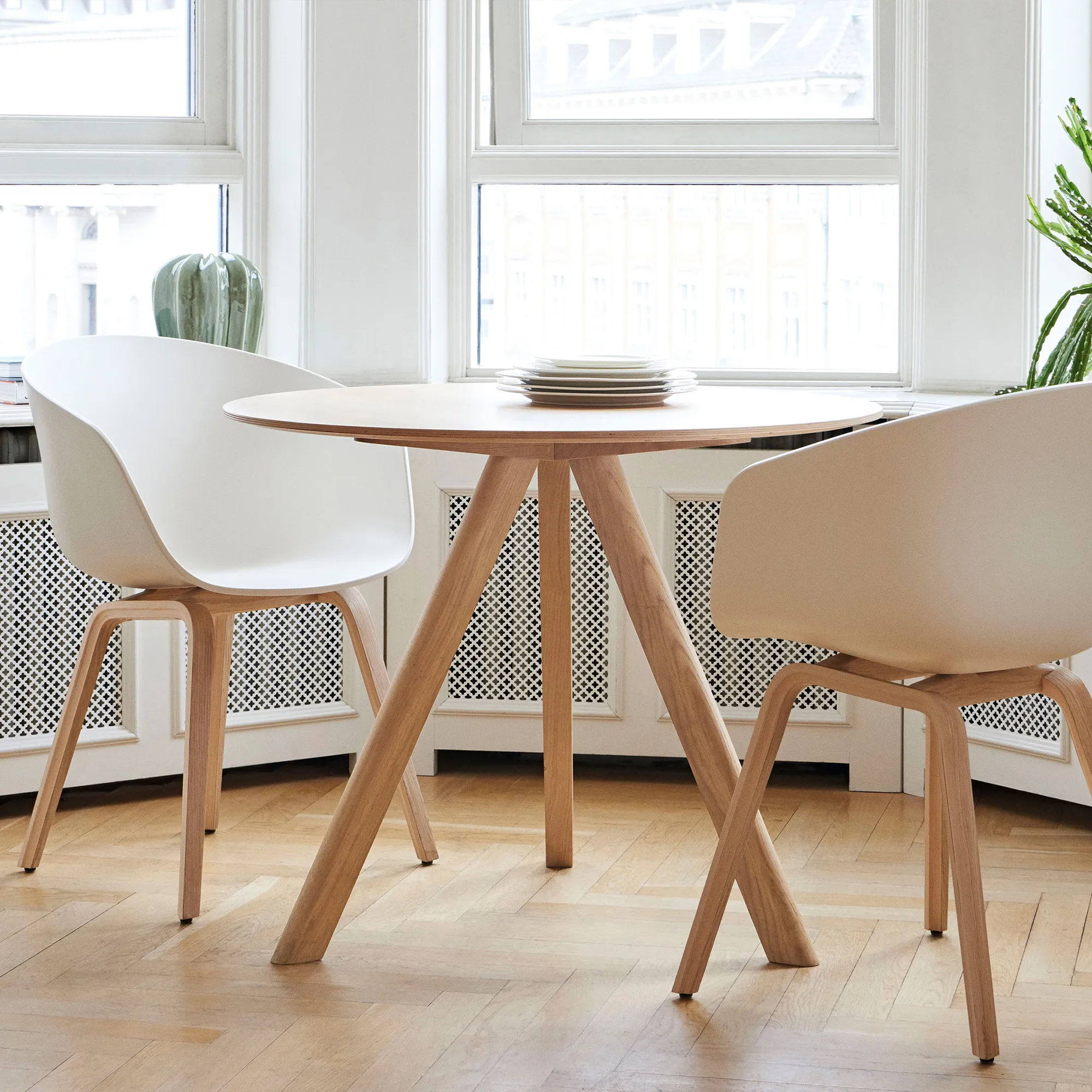 【CHOP】 HAY COPENHAGUE TABLE CPH20 Copenhague Table CPH 20 Table round Ø 90 cm Hay | HAY CPH 20