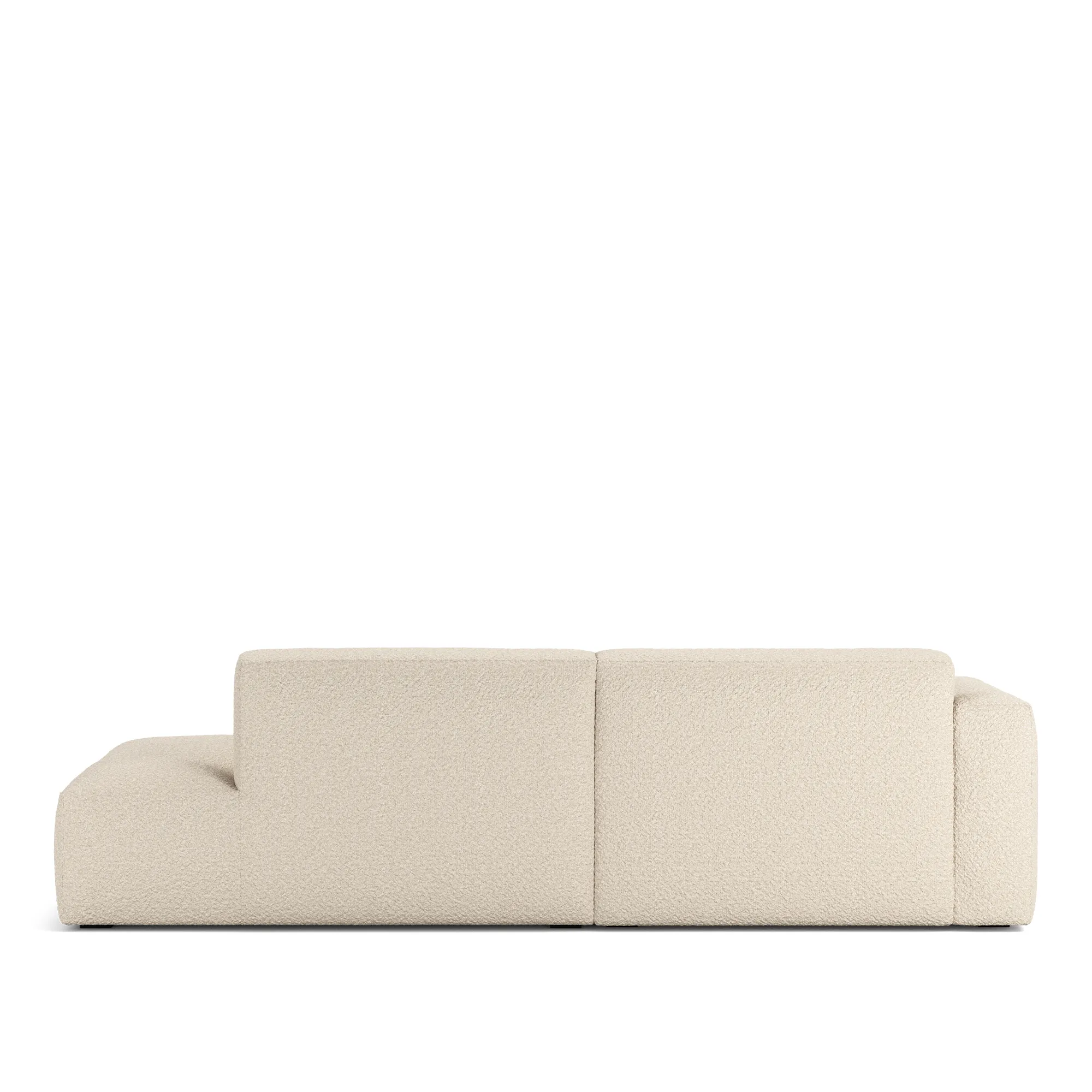 Brick 2-Seater Chaise Lounge Open End Right - 6