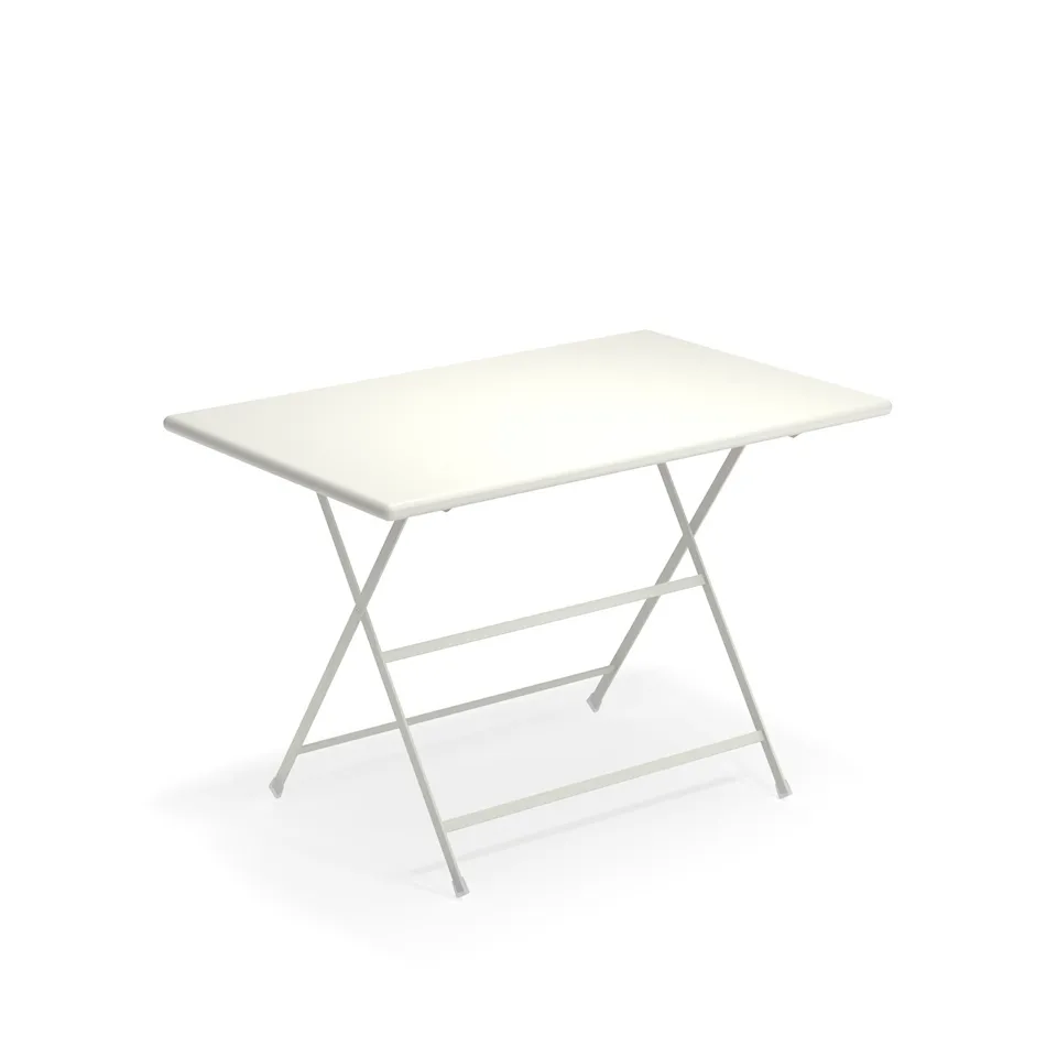 Arc en Ciel Folding Table 110 cm, Matt White