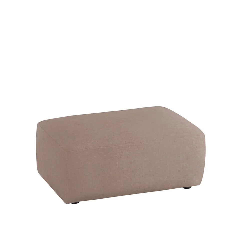 Brick ottoman footstool shadow khaki 17