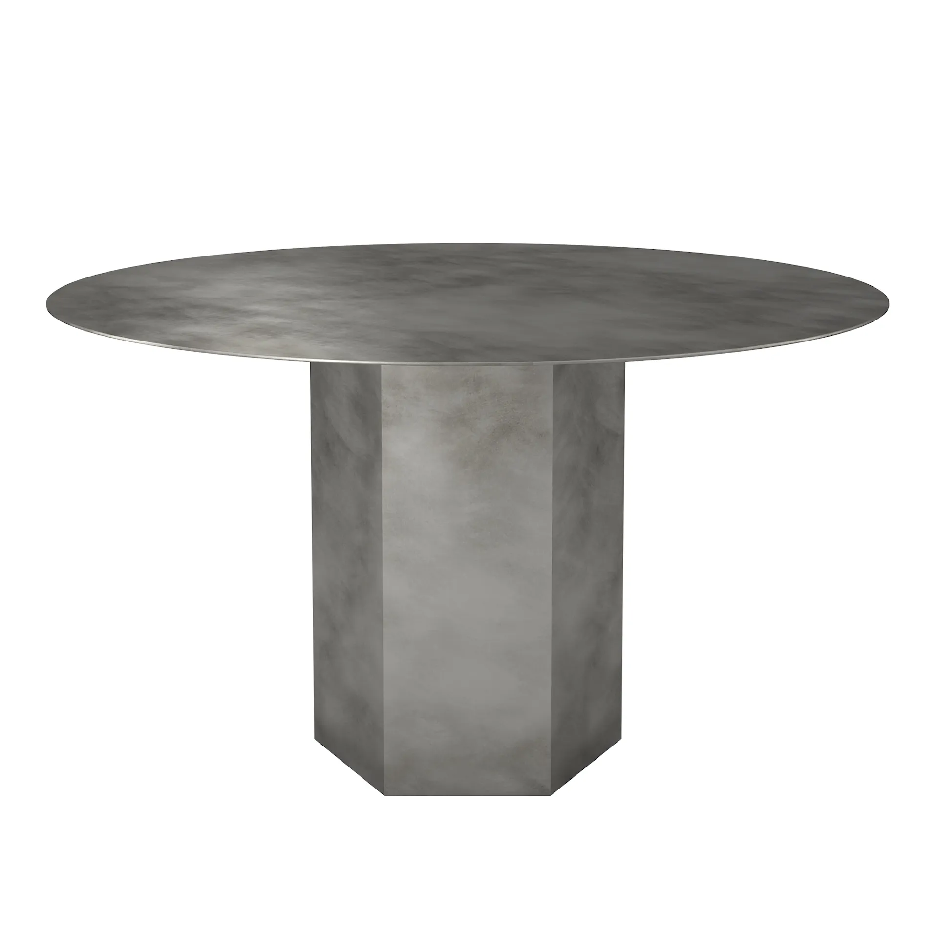 Epic Steel Dining Table Ø130 - Gubi - GamFratesi - NO GA