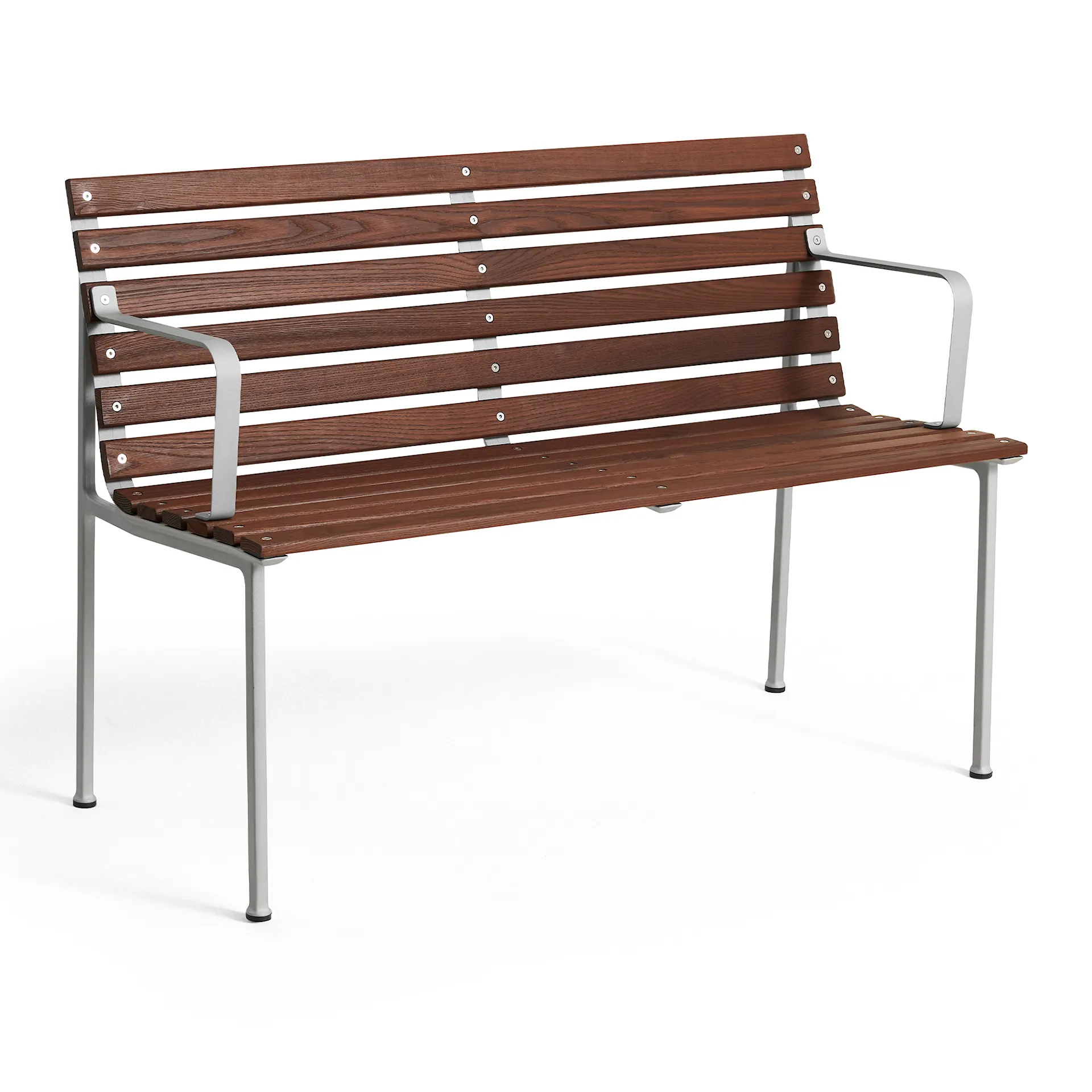 Traverse garden bench with armrests - HAY - NO GA