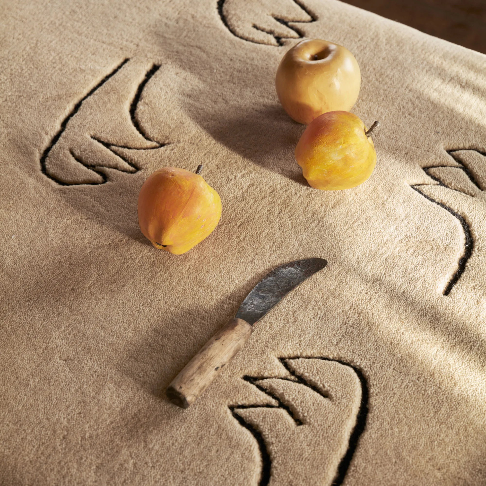 All Hands Light Sand wool rug - 6
