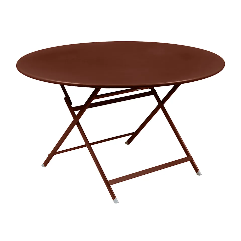 Caractère Folding Table Ø 128 cm, Red Ochre