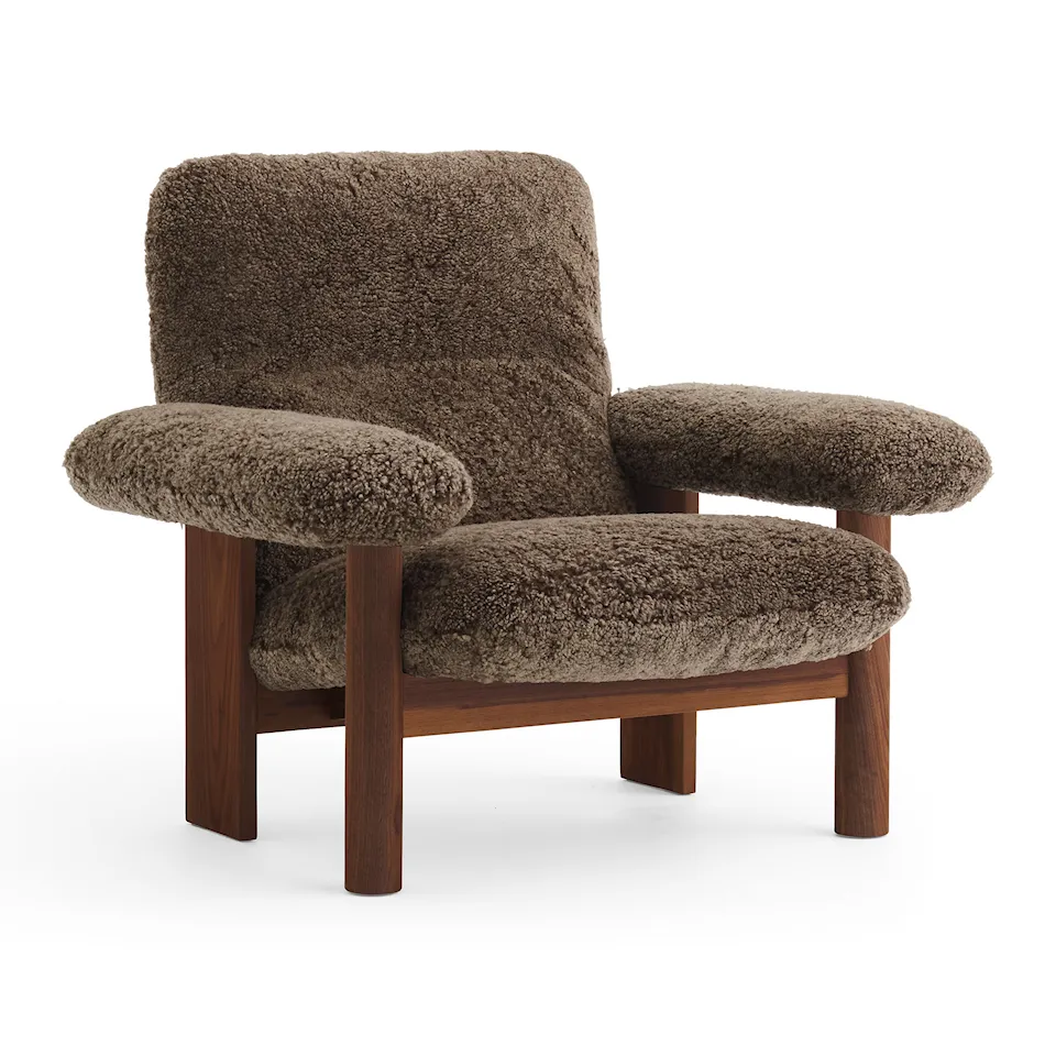 Brasilia fauteuil walnoot