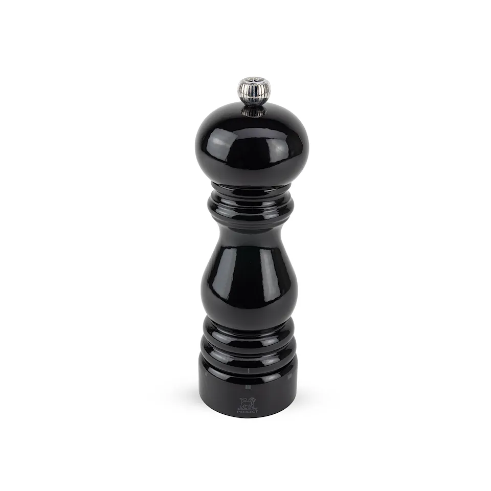 Paris u'select saltmølle lakeret sort 18 cm