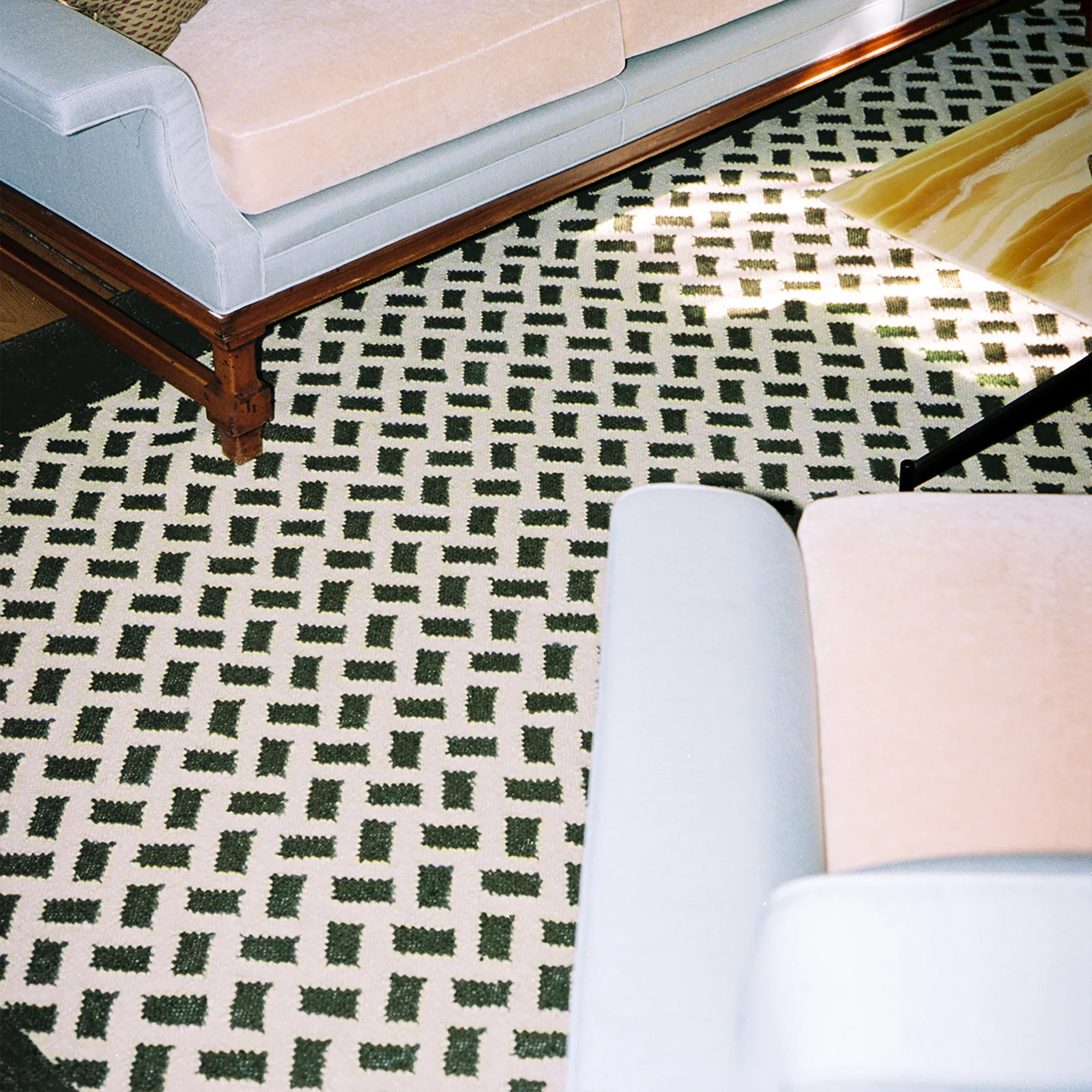Orleans Beige/Green villamatto