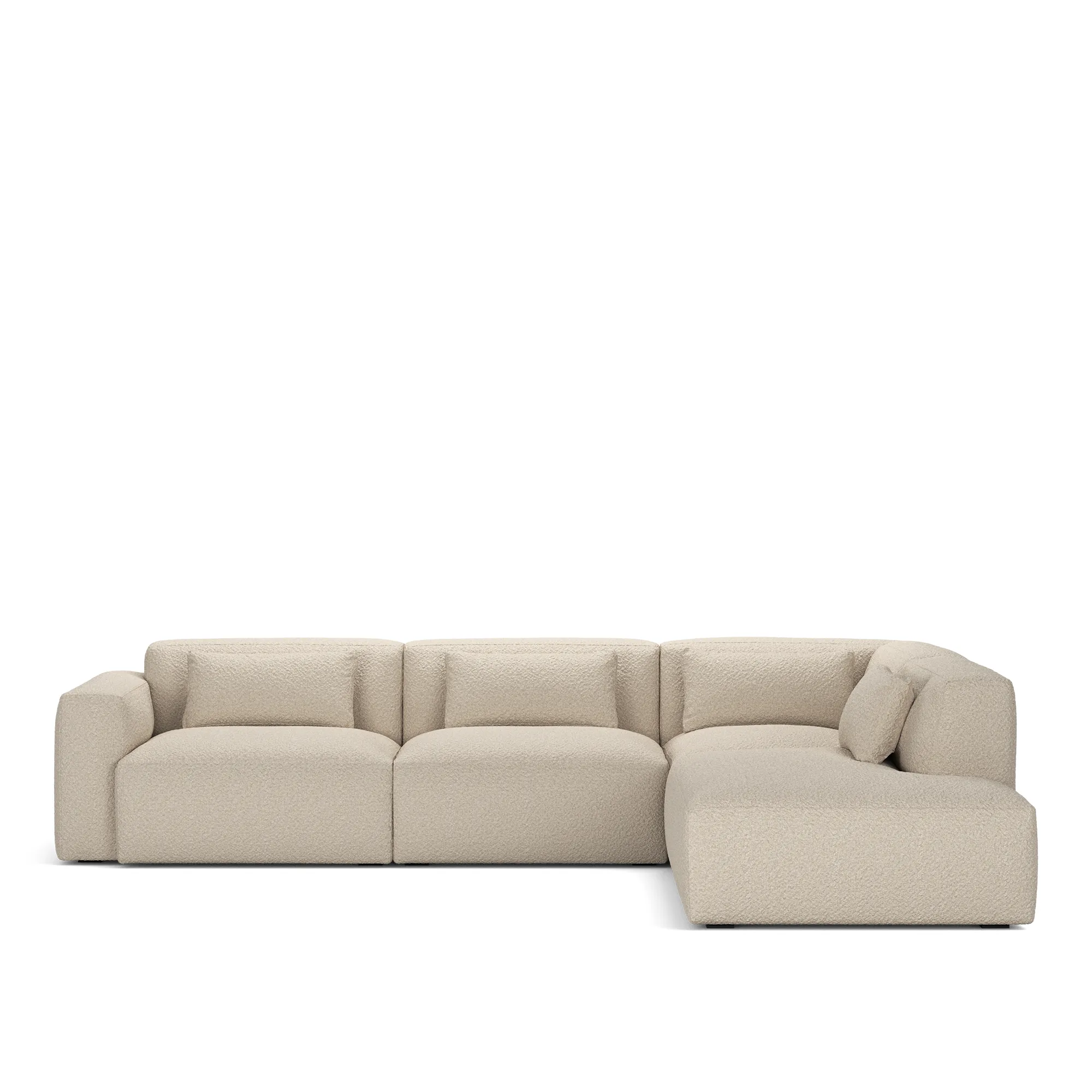 Brick 4-Seater Corner Open End Right - 9