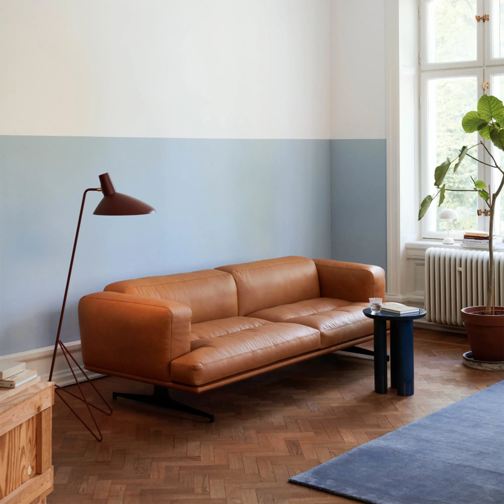 Inland AV23 3-personers sofa aluminium - 2