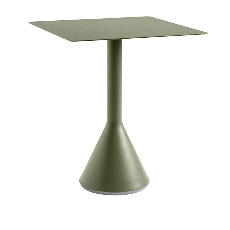 Palissade kegle bord firkantet - Olive - 65x65 cm