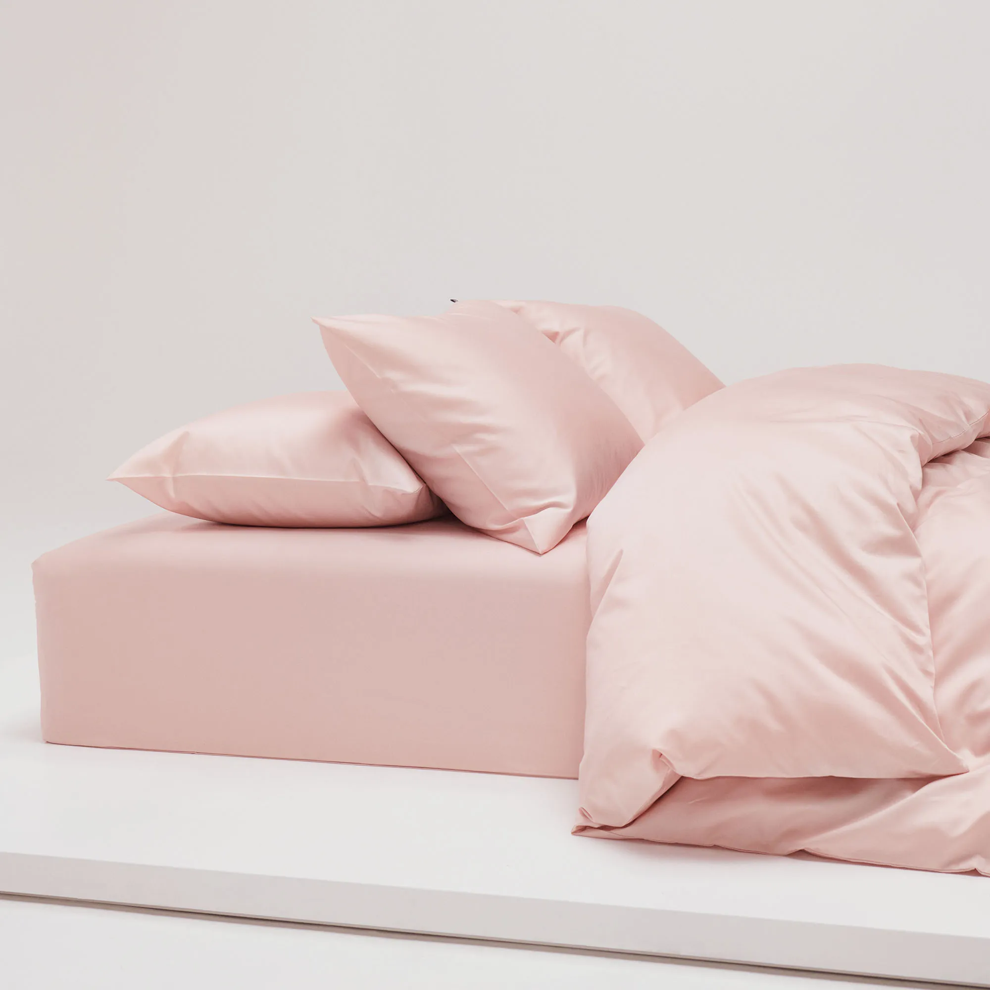 Shade duvet cover satin dusty pink - 3