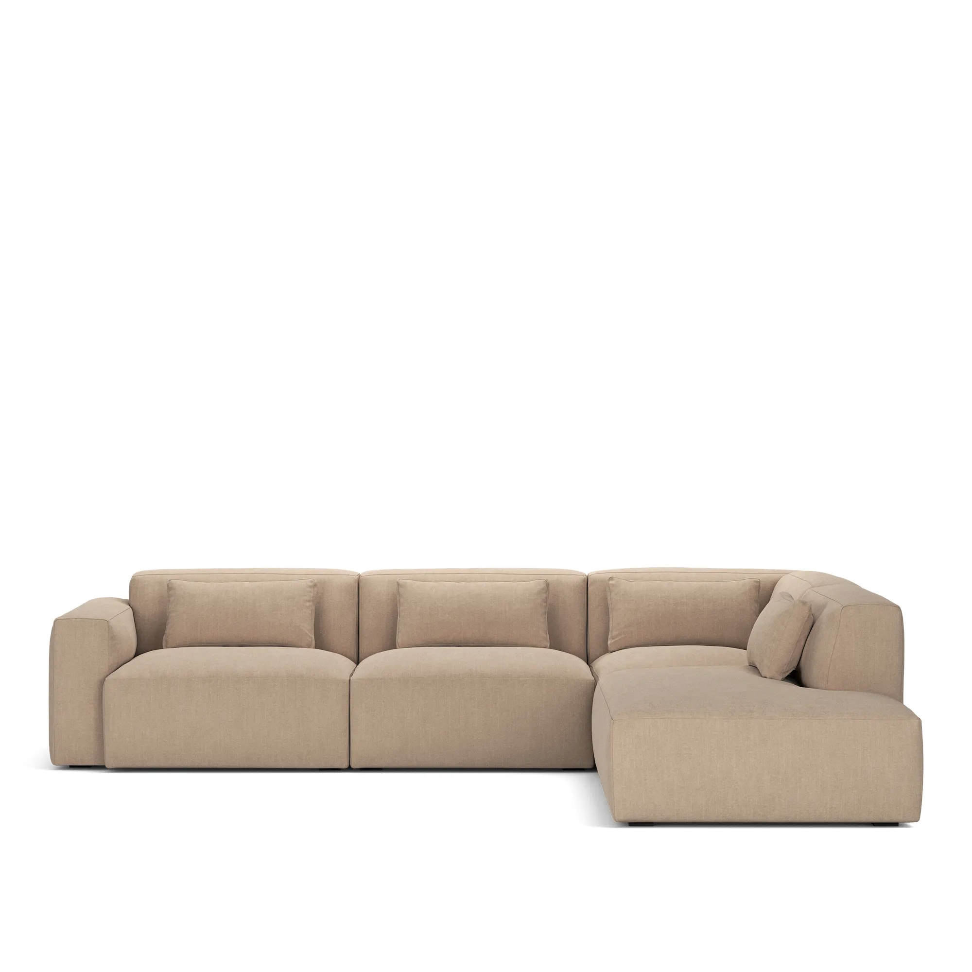 Brick 4-Seater Corner Open End Right - 9