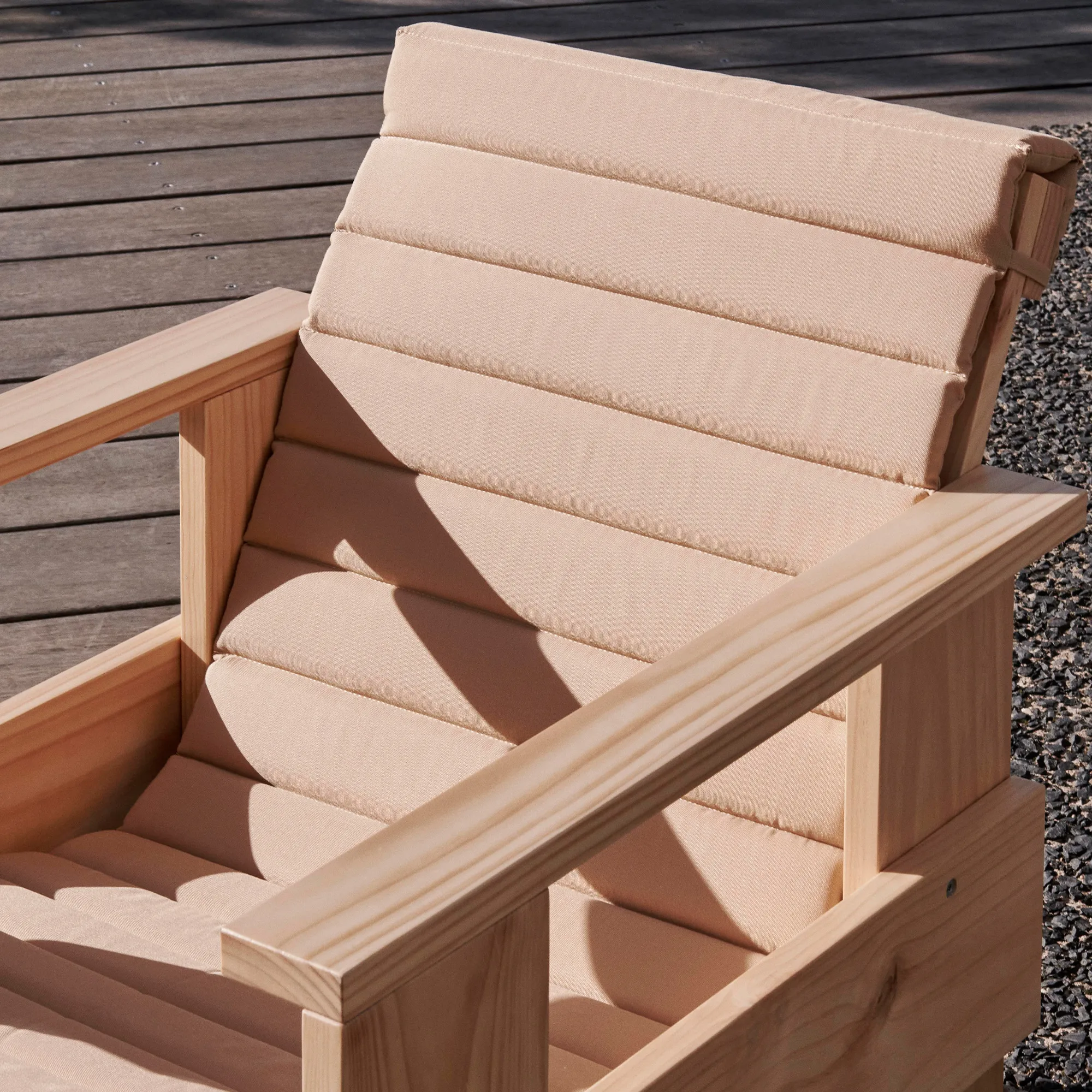 Crate Quilted kussen buitenfauteuil - 5