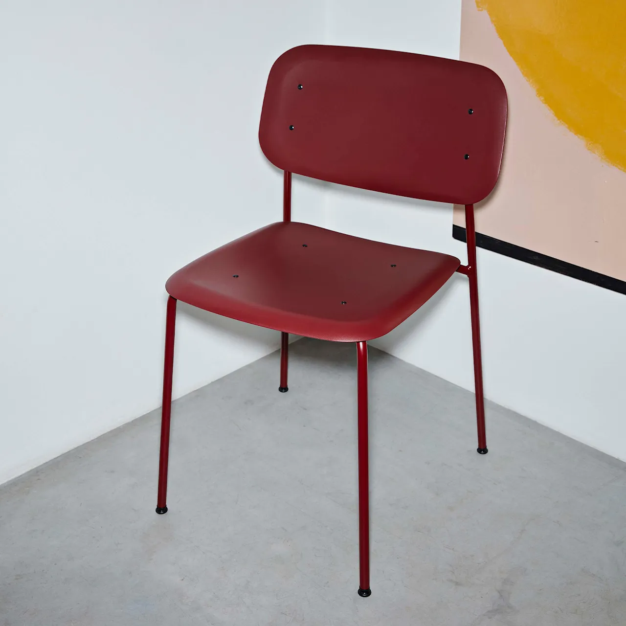 Soft Edge 45 Chair Fall Red