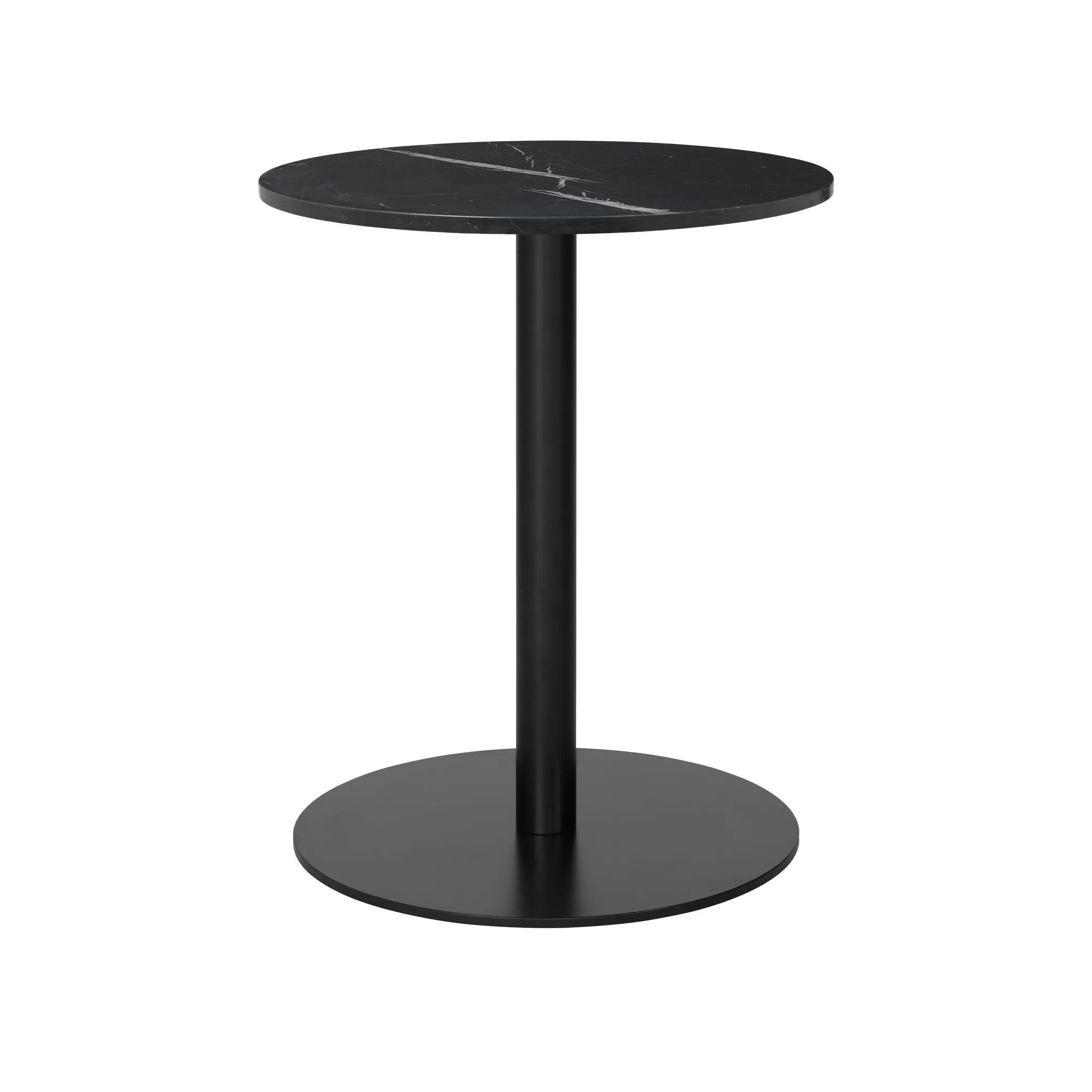 GUBI 1.0 Dining Table Ø60 cm Black - 1