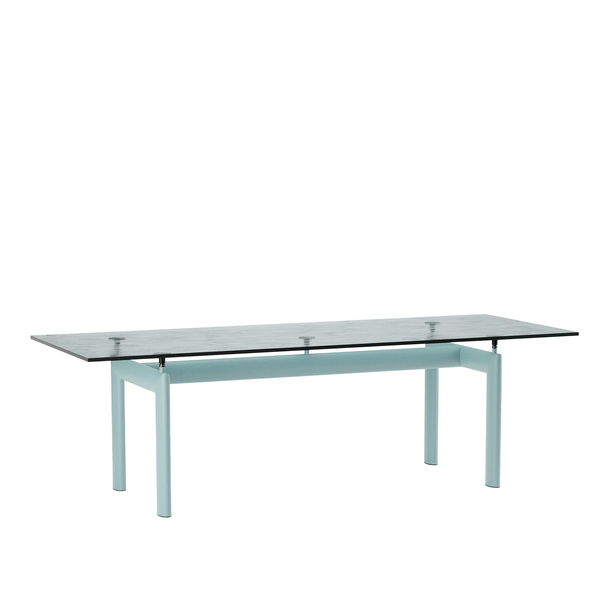 LC6 table tube d'avion Textured Glass 225 X 85 cm - 1