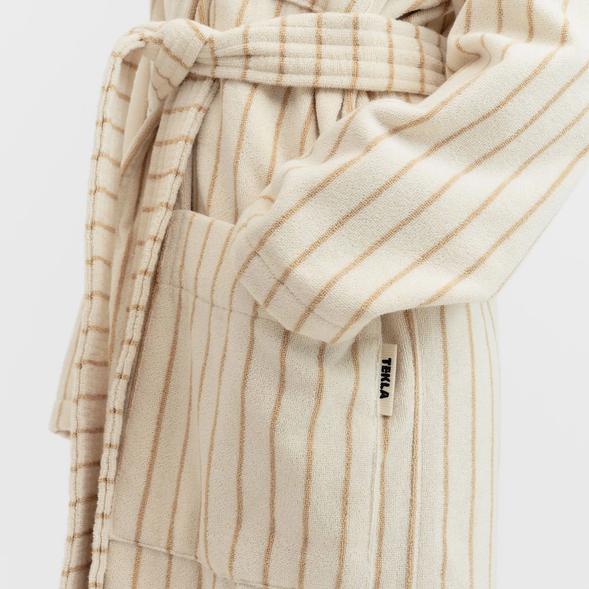 Classic Sienna Stripes badekåbe - 6