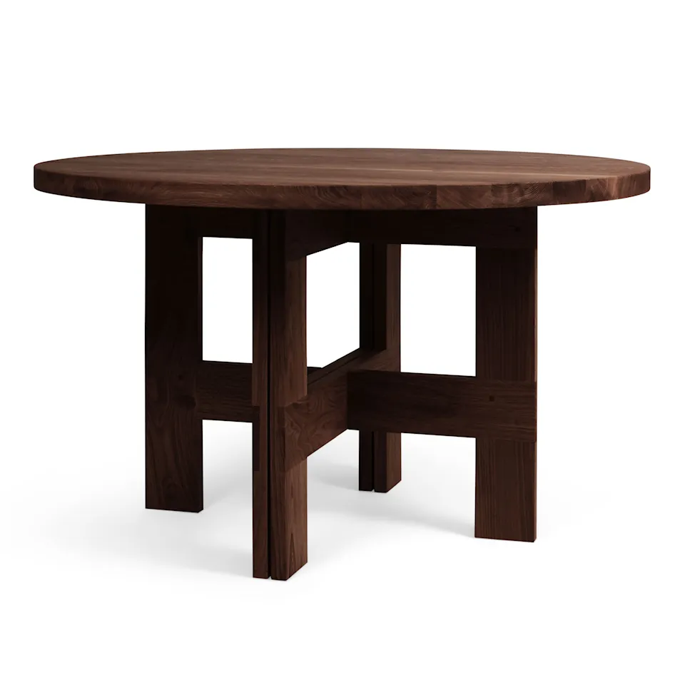 Farmhouse Trestle Table Round