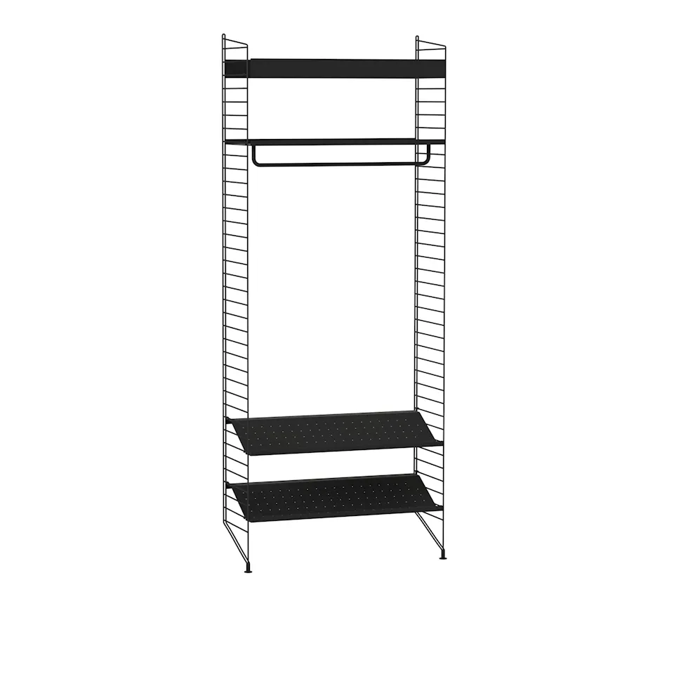 Hall Hyllsystem L Svart / Svart