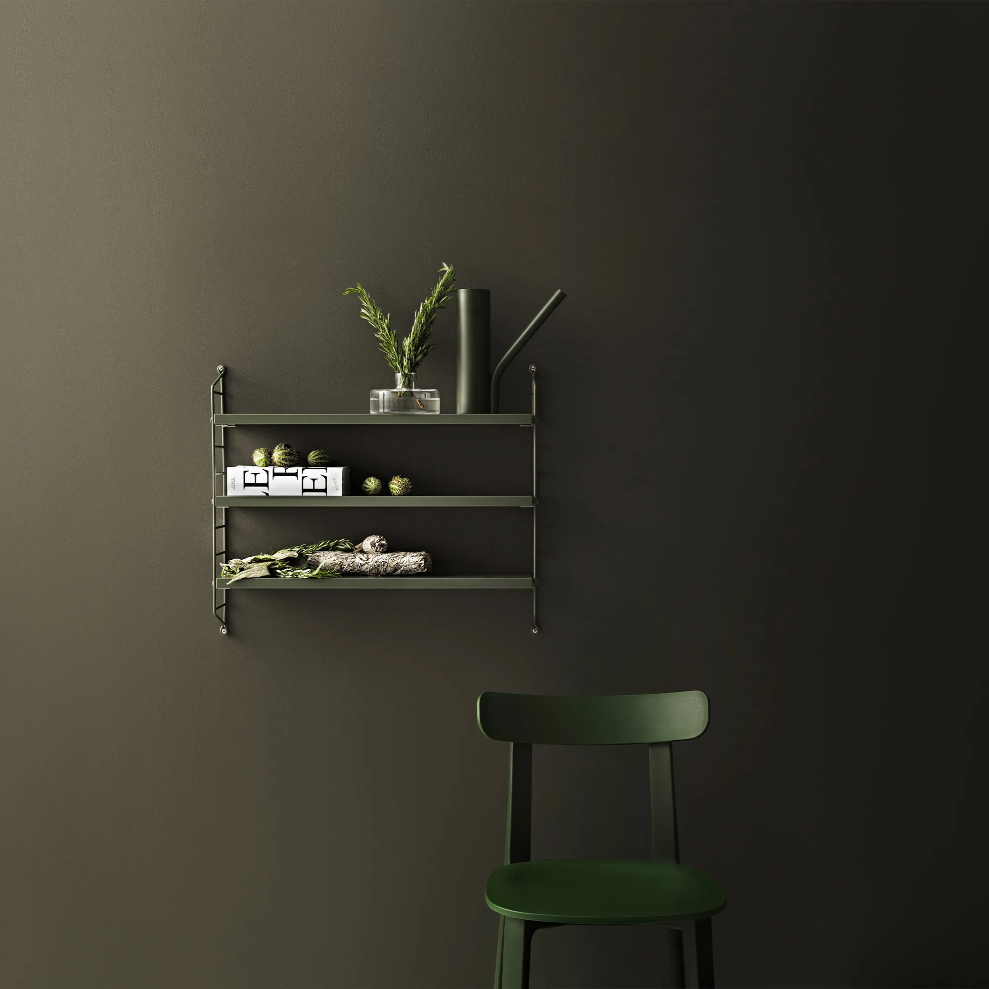 String Pocket Wall Shelf Metal - 10