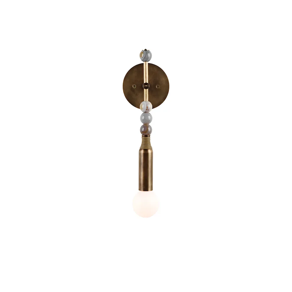 Talisman : 1 Sconce - Aged Brass