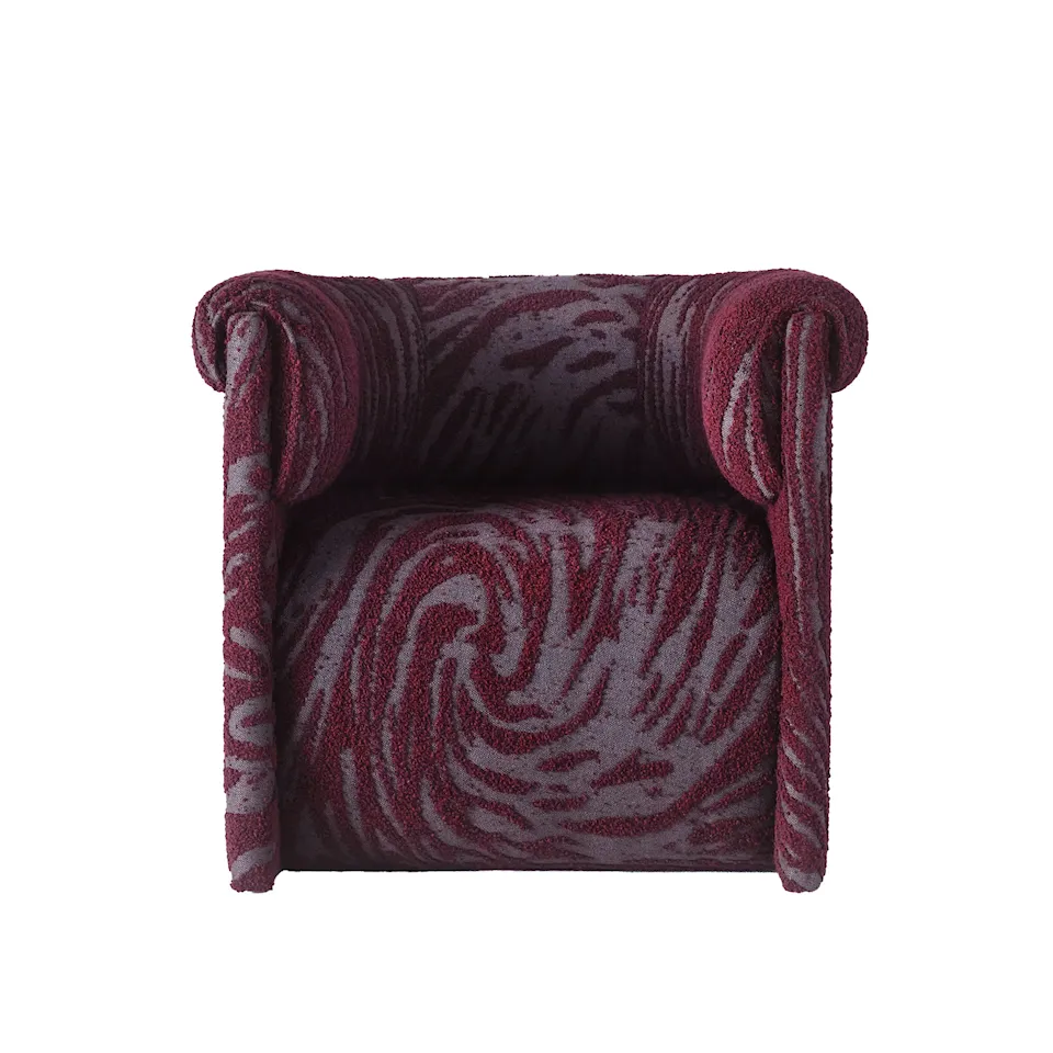 Decadent lounge armchair - Italian Jacquard