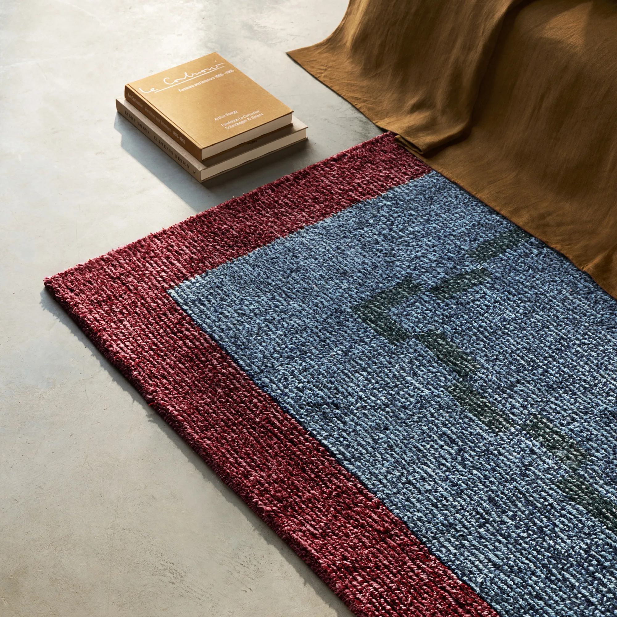 Ryya 01 Blue Rya Rug - 7
