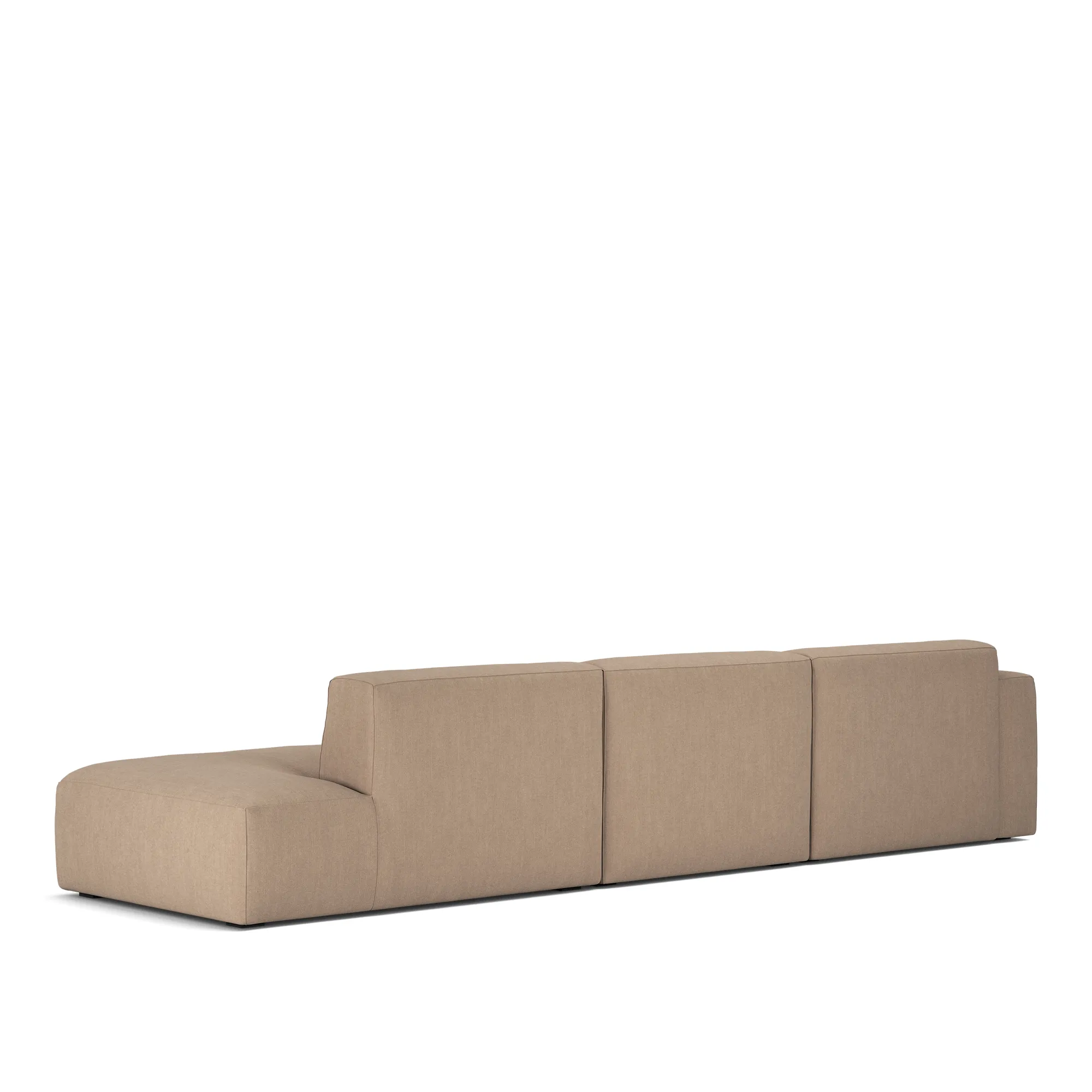 Brick 3-Seater Chaise Lounge Open End Right - 7