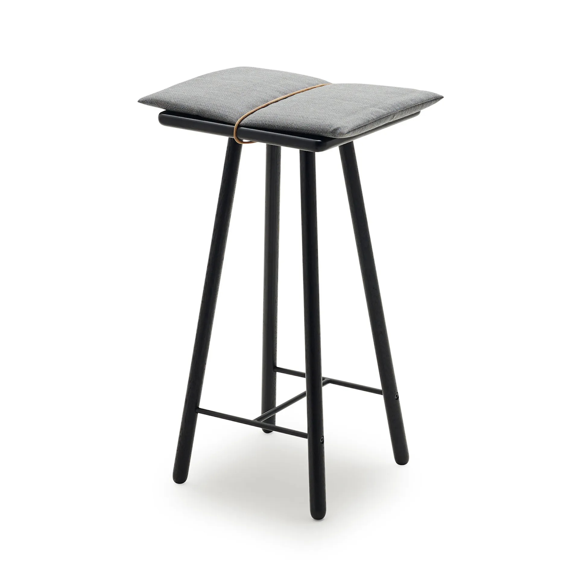 Georg Bar Stool - Black lacquered - Fritz Hansen - NO GA