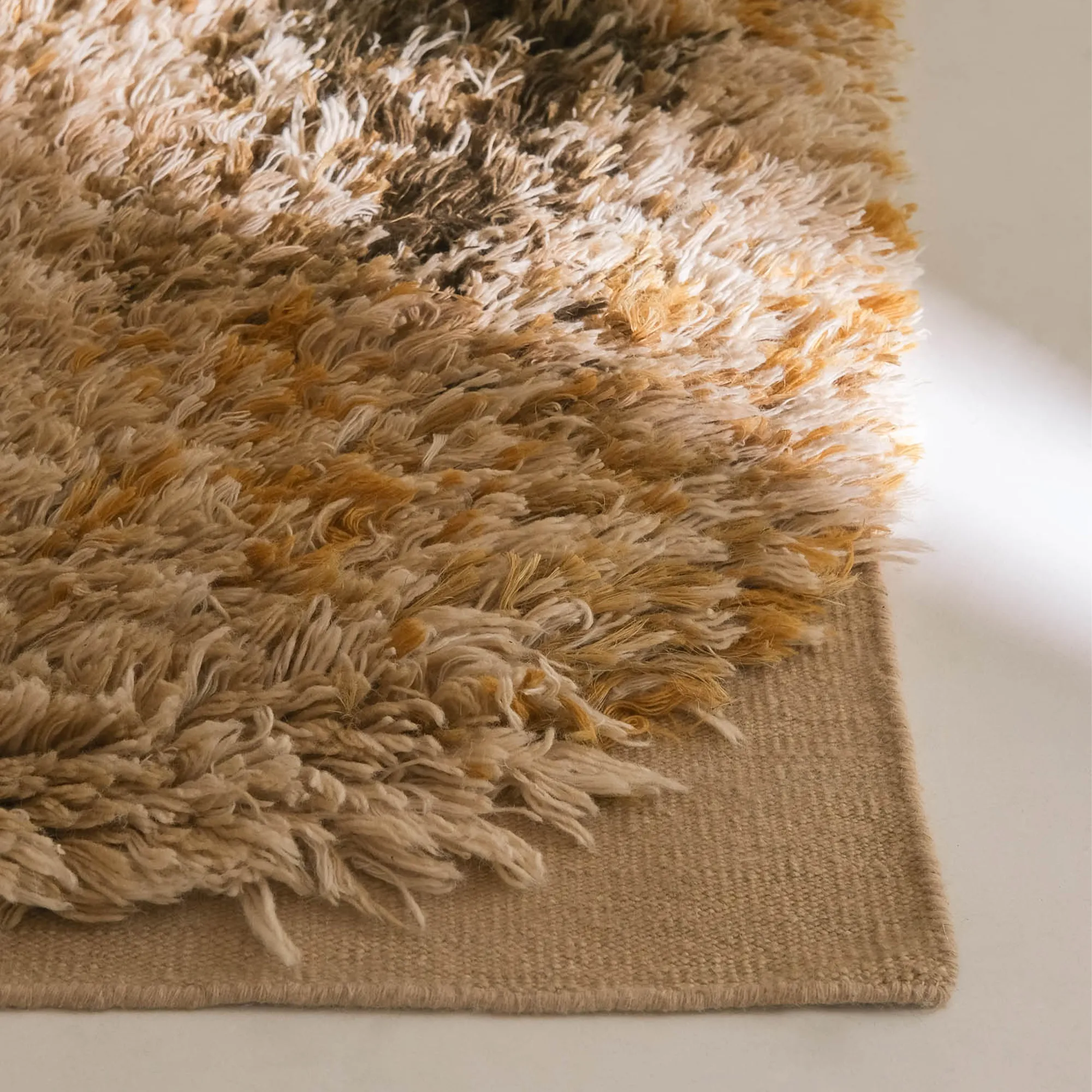 Alga uldtæppe Ochre - 4