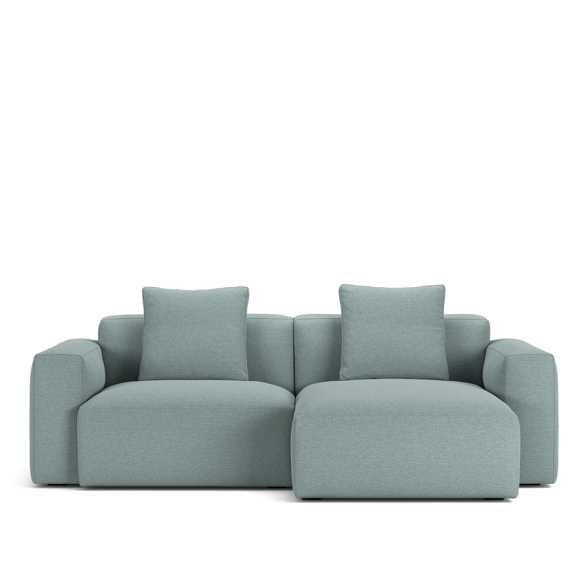 Brick 2-Seater Chaise Lounge Right - 10