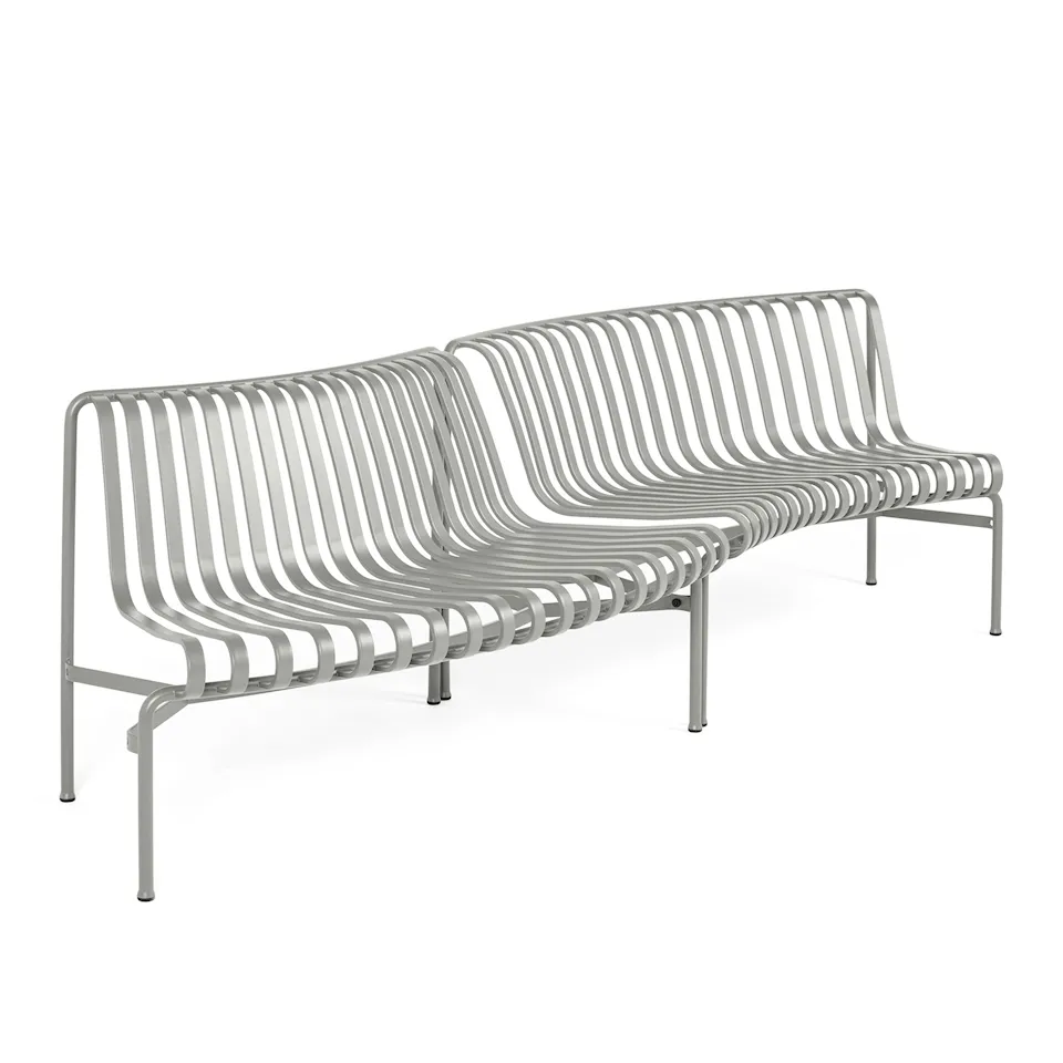 Palissade Park Dining Bench - Sky grey In/Out